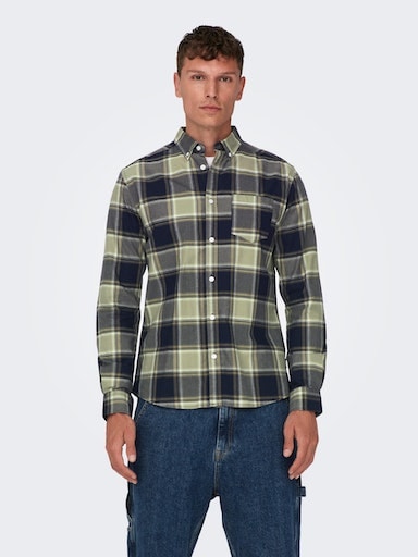 ONLY & SONS Karohemd »ONSALVARO LS OXFORD CHECK SHIRT 5979« von Only & Sons