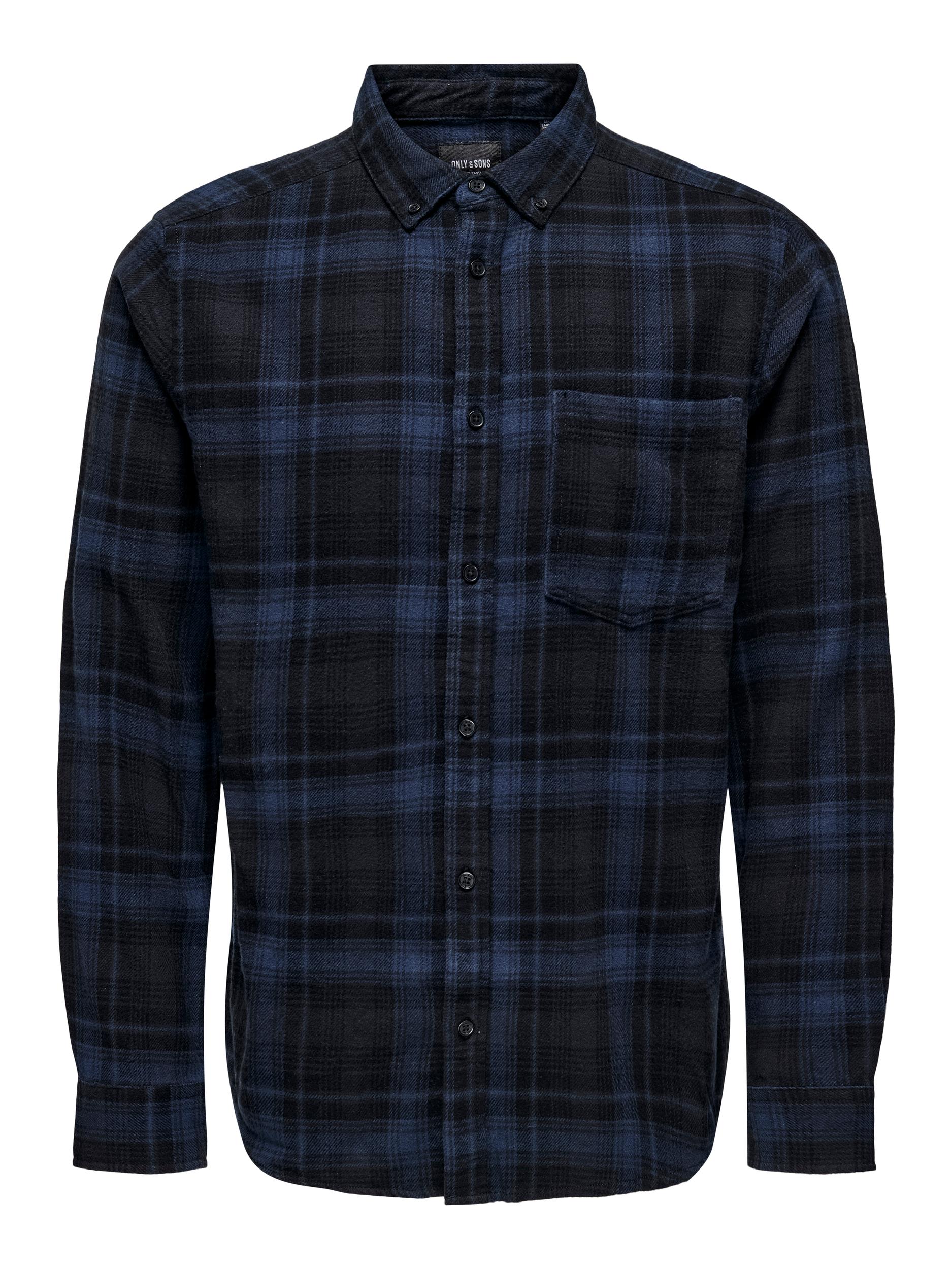 ONLY & SONS Karohemd »ONSYUN REG BTN DOWN CHECK LS SHIRT« von Only & Sons