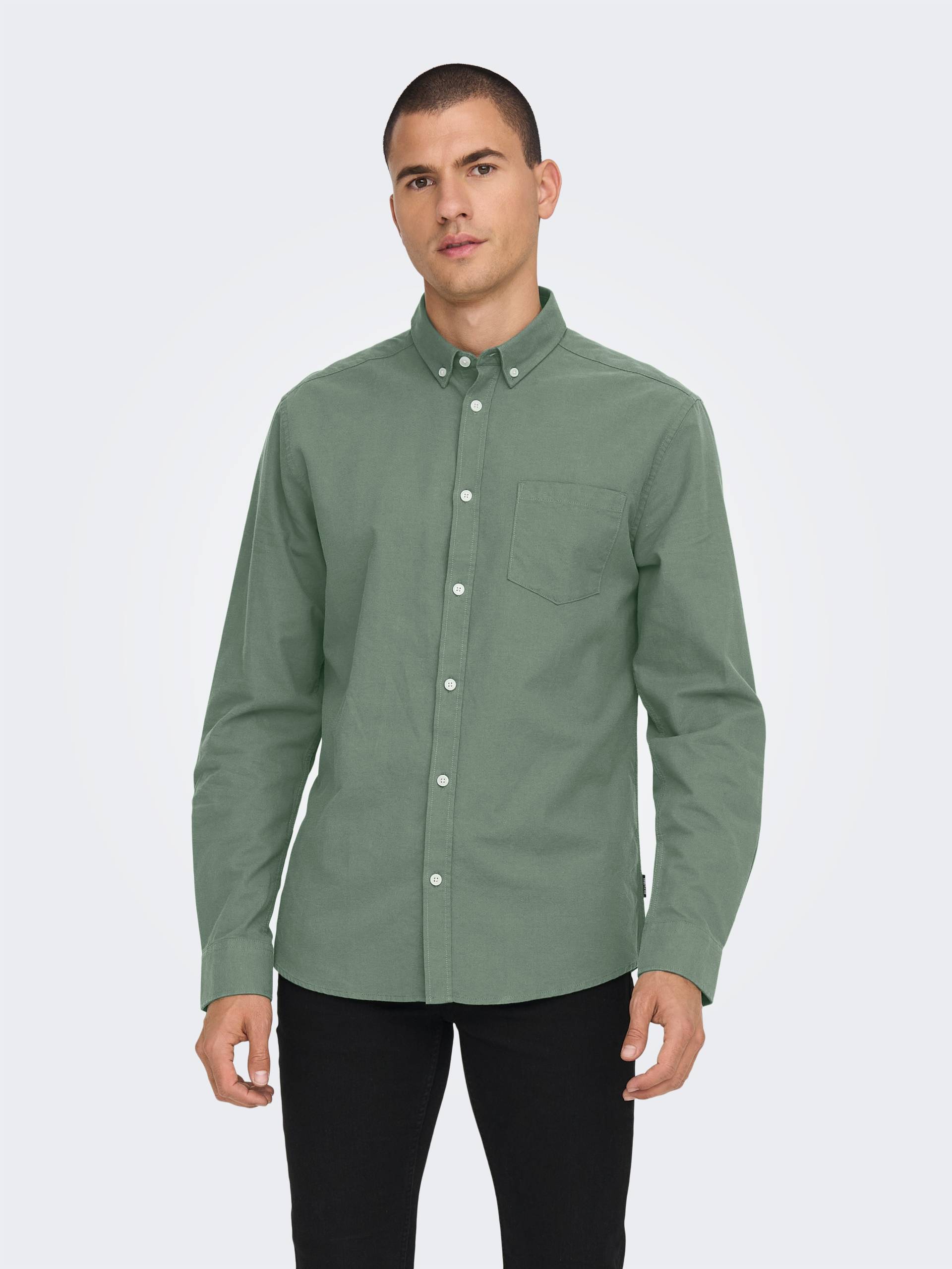 ONLY & SONS Langarmhemd »ONSALVARO SLIM LS OXFORD SHIRT NOOS« ONLY & SONS Langarmhemd »ONSALVARO SLIM LS OXFORD SHIRT NOOS« von Only & Sons
