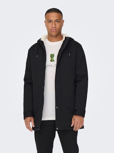 ONLY & SONS Parka »ALEX TEDDY PARKA«, mit Kapuze von Only & Sons