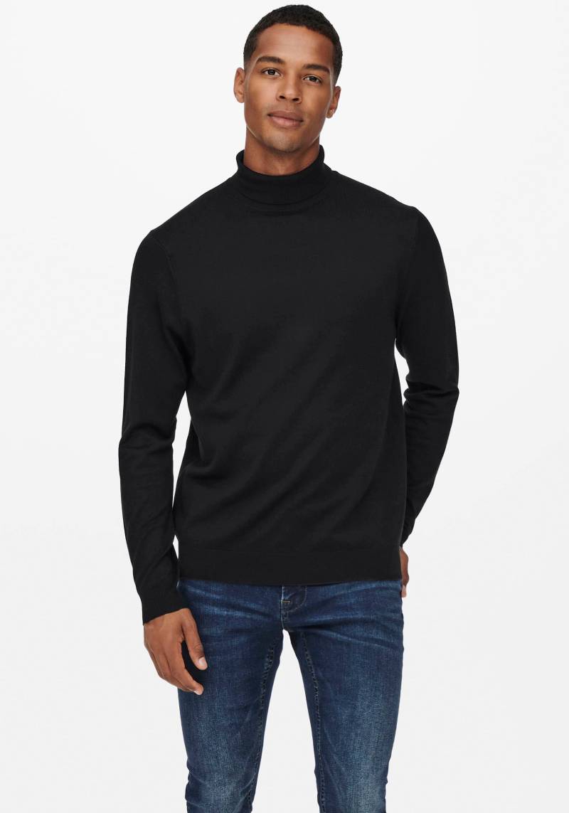 ONLY & SONS Rollkragenpullover »ONSWYLER LIFE REG ROLL NECK KNIT NOOS« von Only & Sons