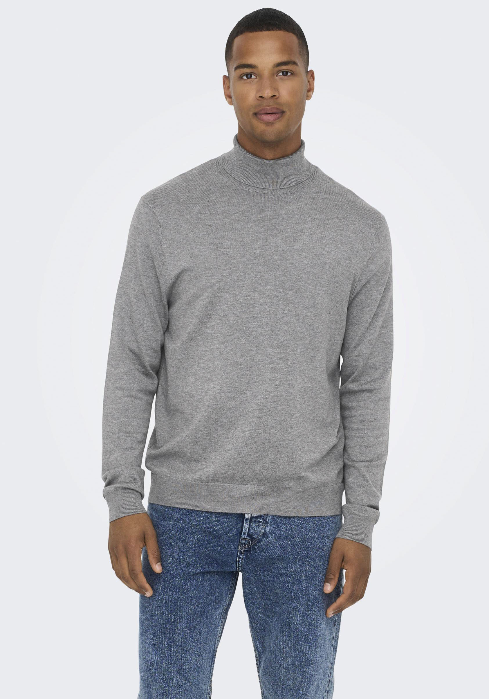 ONLY & SONS Rollkragenpullover »WYLER LIFE ROLL NECK KNIT« von Only & Sons