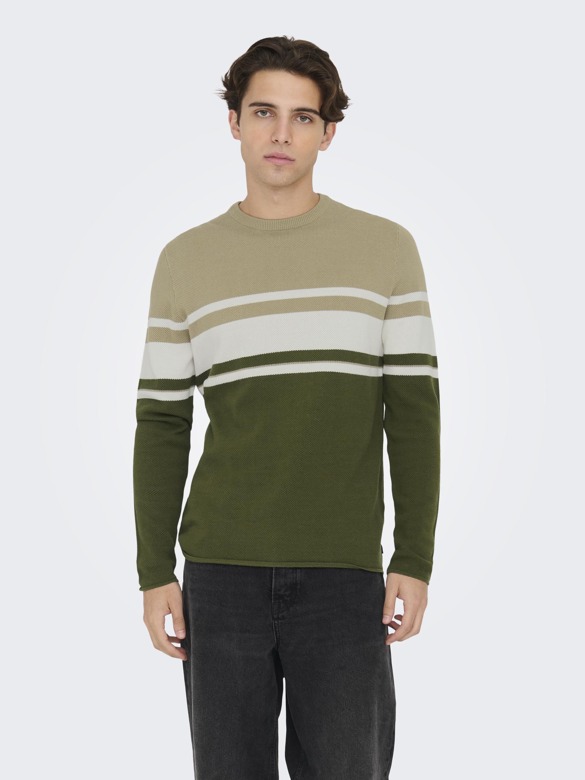 ONLY & SONS Rundhalspullover »ONSNIGUEL REG 12 BLOCK CREW KNIT« ONLY & SONS Rundhalspullover »ONSNIGUEL REG 12 BLOCK CREW KNIT« von Only & Sons