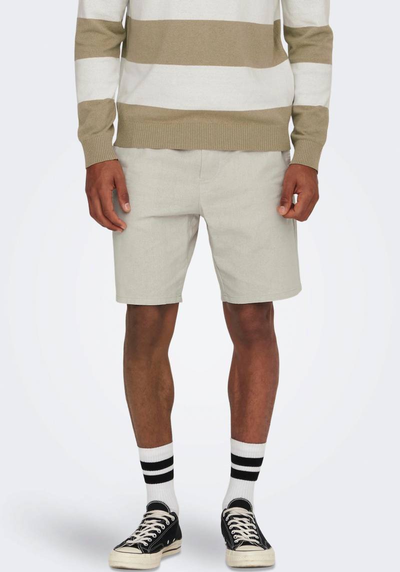 ONLY & SONS Shorts »ONSLINUS 0007 COT LIN SHORTS NOOS« von Only & Sons