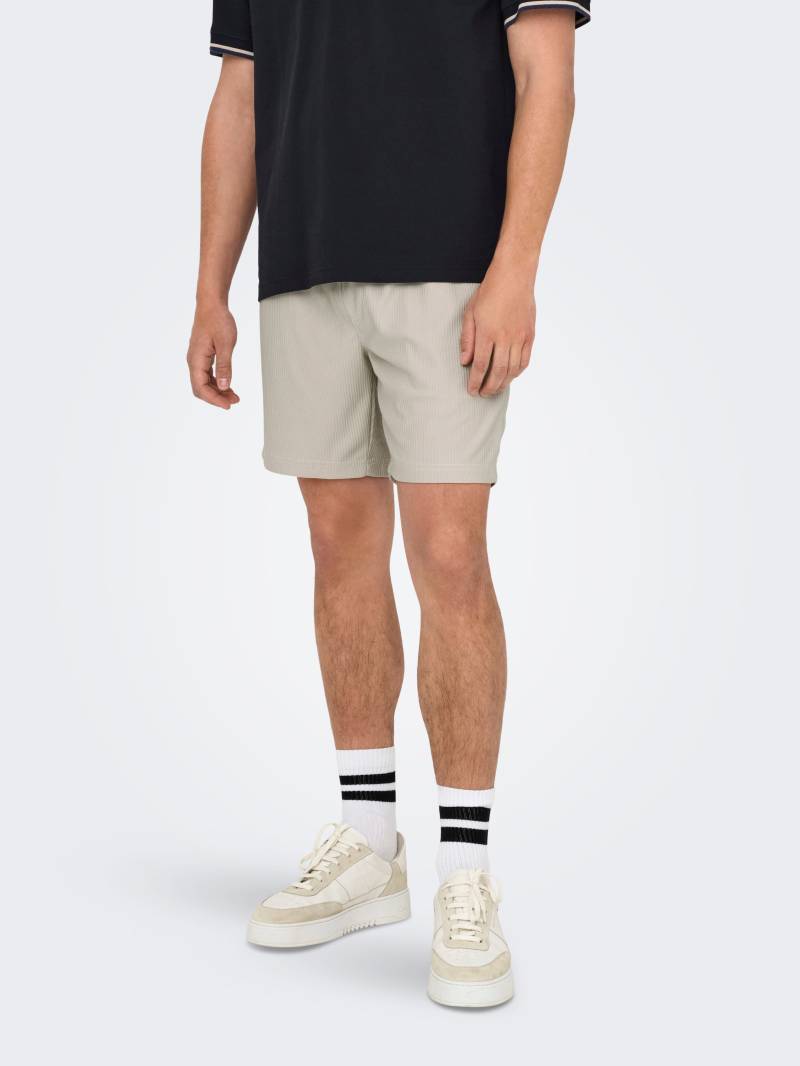 ONLY & SONS Shorts »ONSTEL LIFE PLIZZE SHORTS NOOS« von Only & Sons