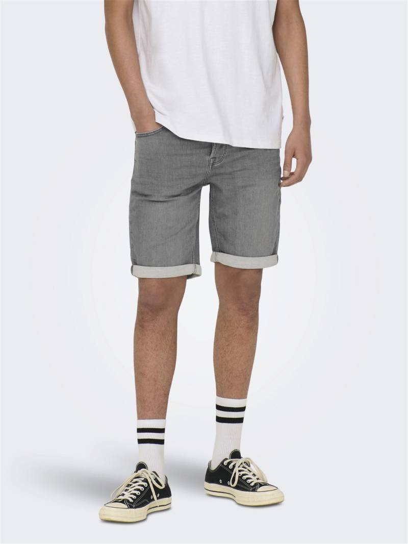ONLY & SONS Jeansshorts »ONSPLY LIGHT BLUE 5189 SHORTS DNM NOOS« von Only & Sons