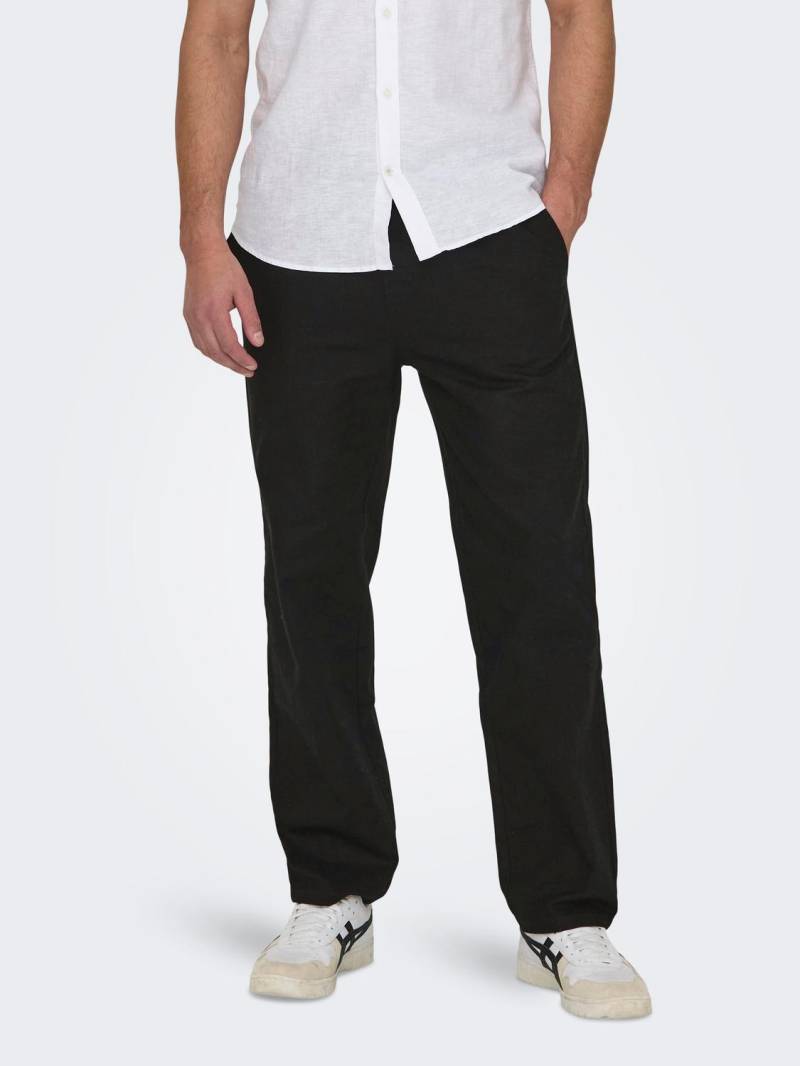 ONLY & SONS Trainingshose »ONSSINUS LOOSE 0007 COT LIN PANT NOOS« von Only & Sons