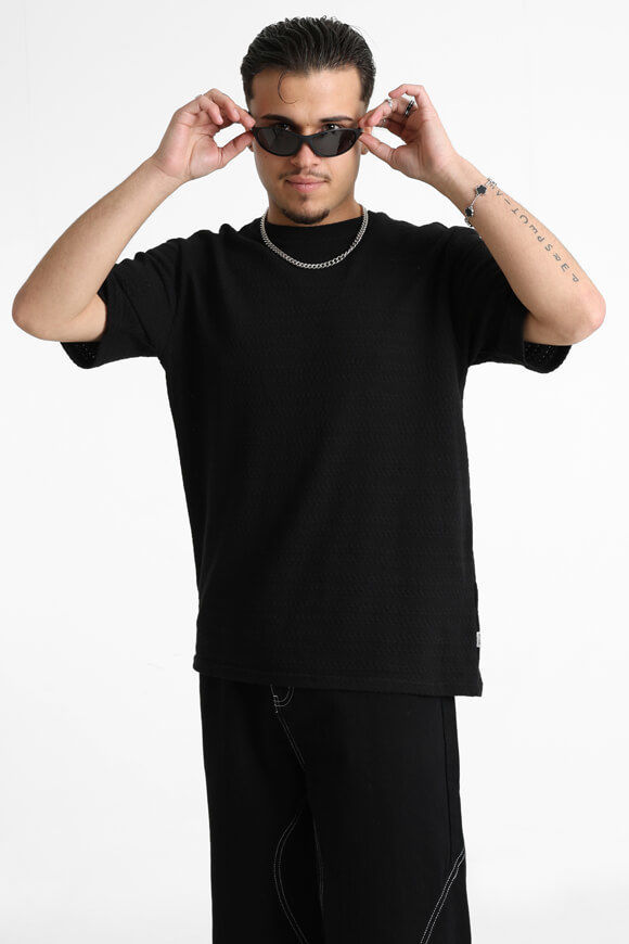 Only & Sons ONSGIVO Strick T-Shirt | Black | Herren | M Only & Sons ONSGIVO Strick T-Shirt | Black | Herren | M von Only & Sons