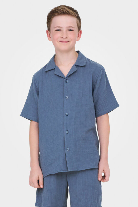 Only & Sons OSJKYLE Musselin-Hemd | Vintage Indigo | Jungen  | 140 von Only & Sons