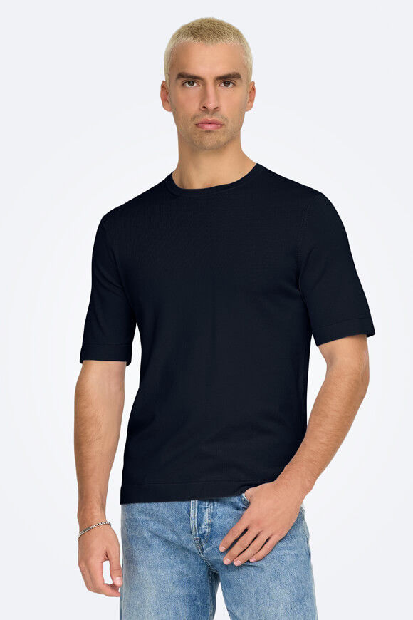 Only & Sons Wyler Strick T-Shirt | Dark Navy | Herren | XL Only & Sons Wyler Strick T-Shirt | Dark Navy | Herren | XL von Only & Sons