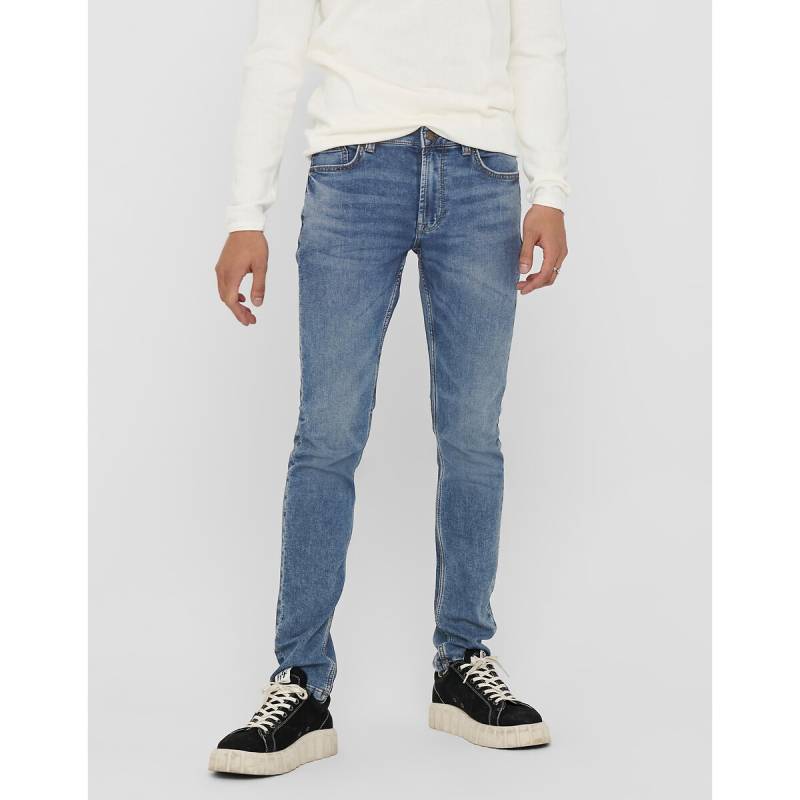 Slim-Fit-Jeans Loom, Stretch von Only & Sons