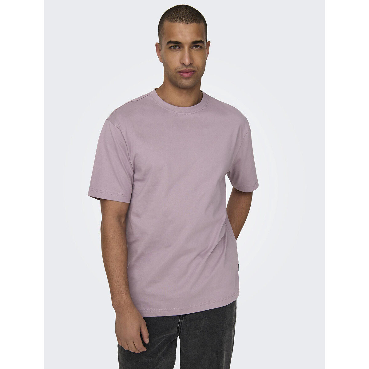 T-Shirt mit rundem Ausschnitt, Loose-Fit von Only & Sons