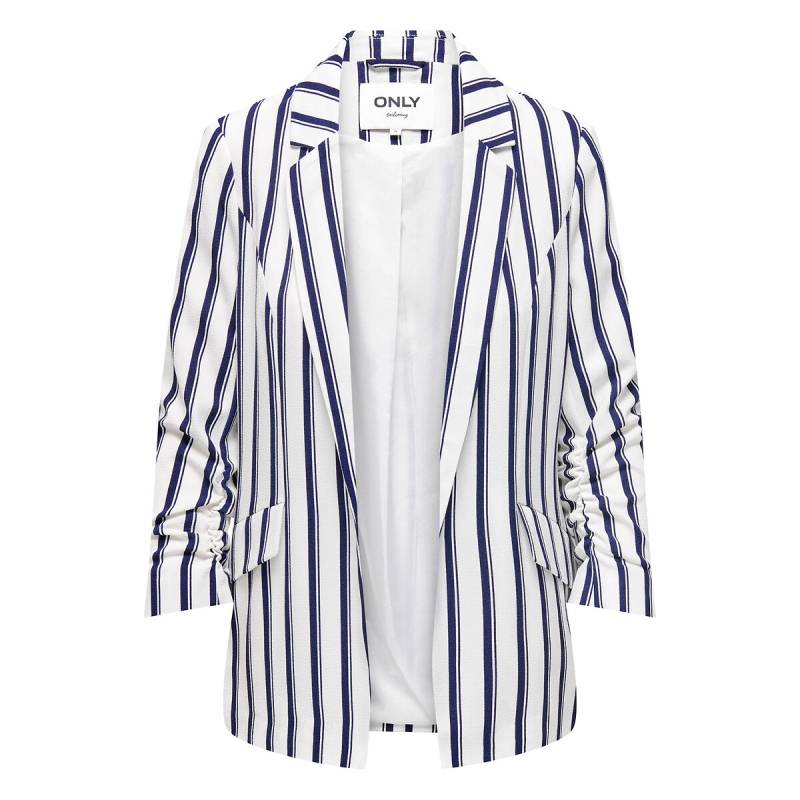 Gestreifter Blazer, gerade Schnittform von Only