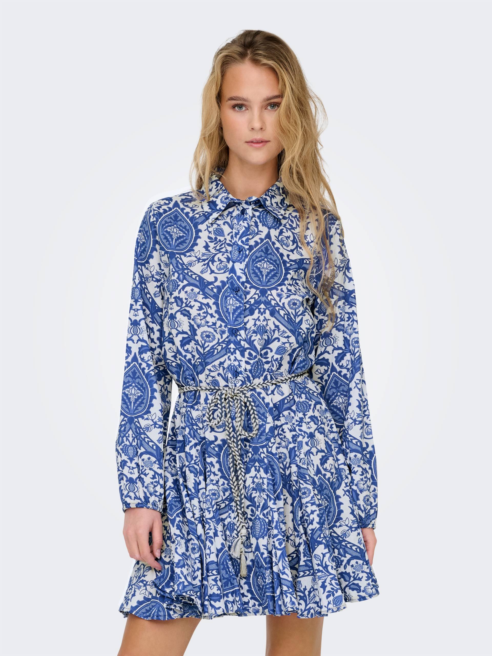 ONLY Blusenkleid »ONLLUMINA L/S SHORT DRESS WVN NOOS« ONLY Blusenkleid »ONLLUMINA L/S SHORT DRESS WVN NOOS« von Only