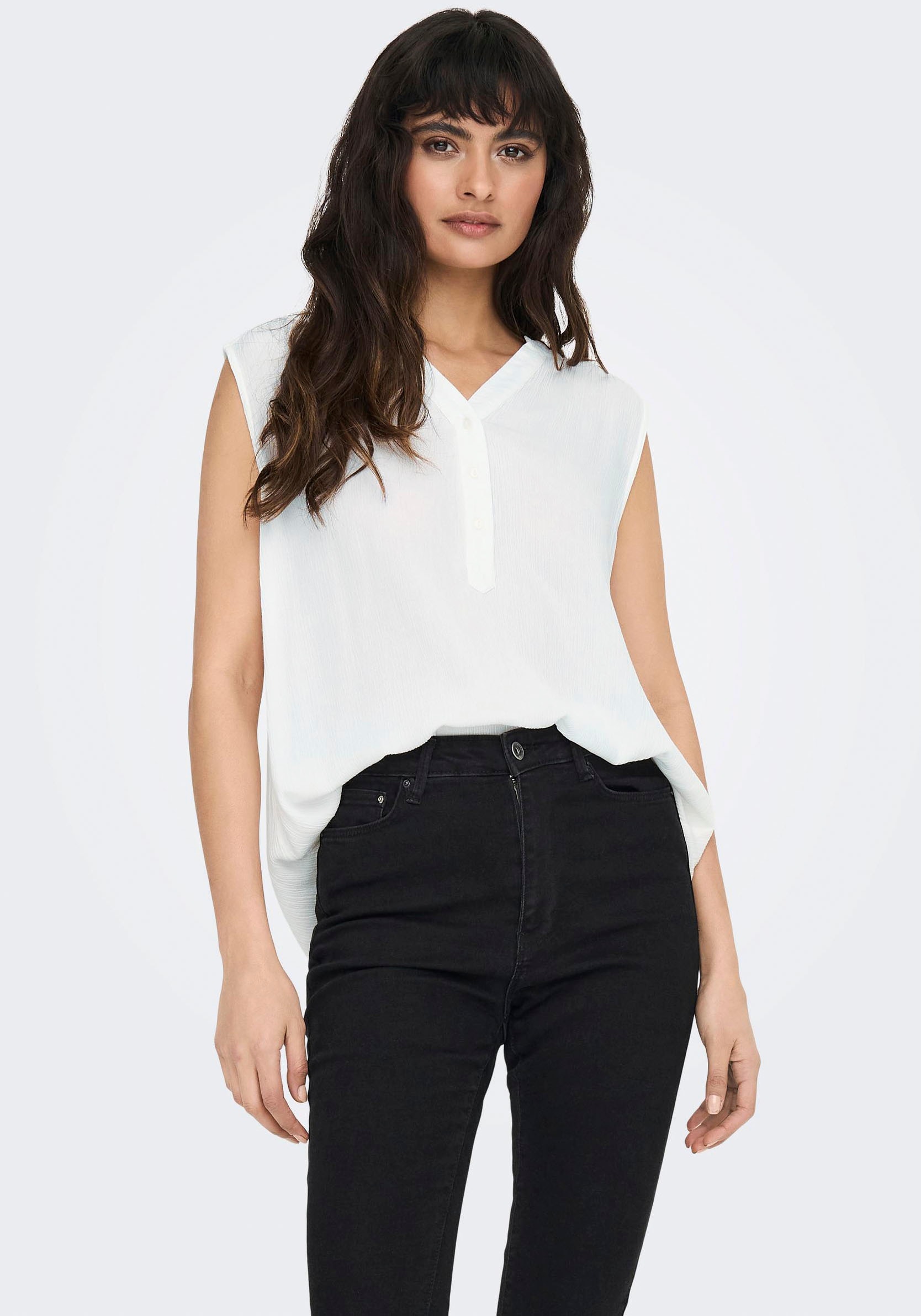 ONLY Blusentop »ONLJETTE LIFE S/L TOP WVN NOOS« von Only