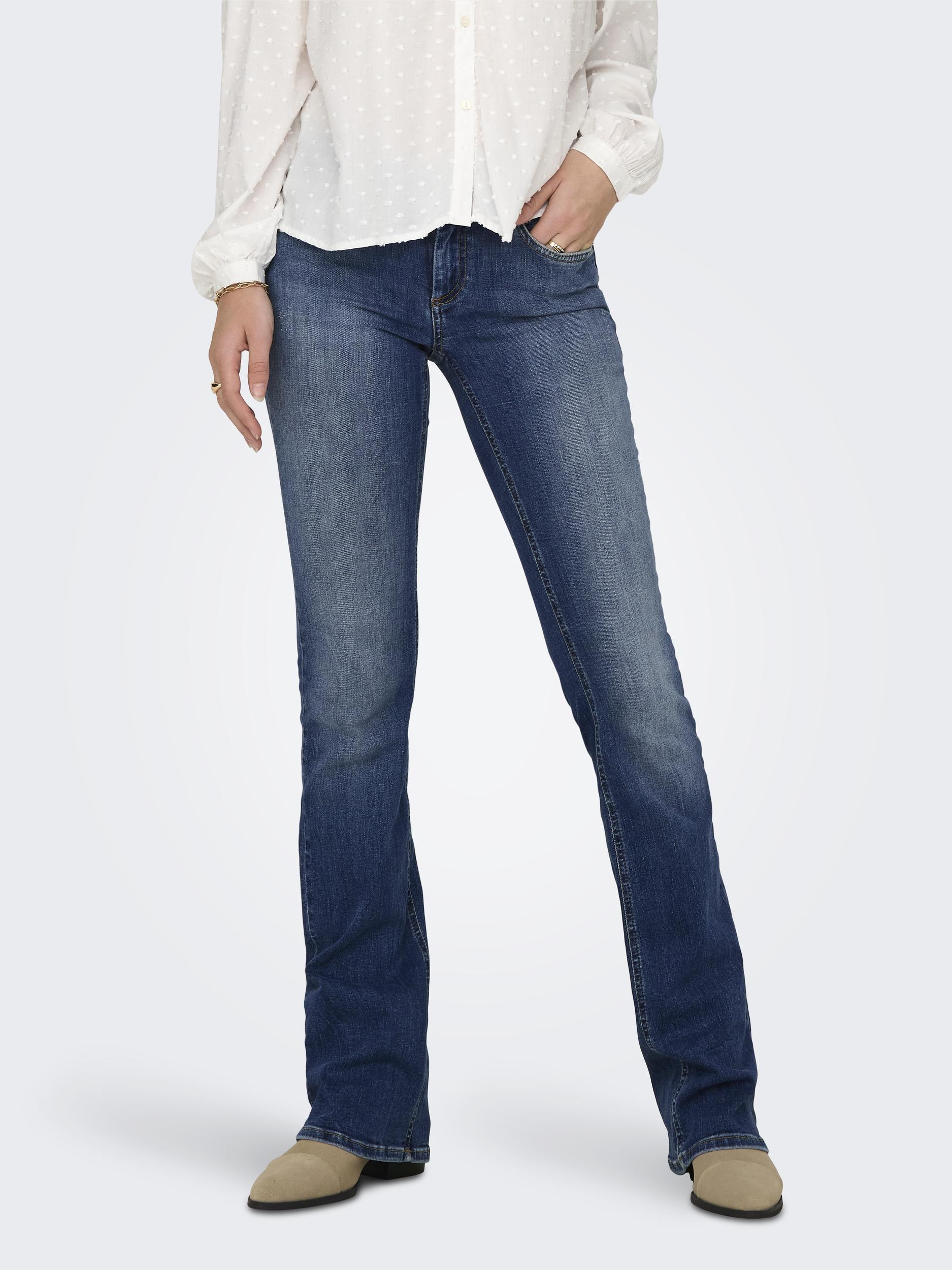 ONLY Bootcut-Jeans »ONLBLUSH LW FLARED DNM REA1303 NOOS« von Only