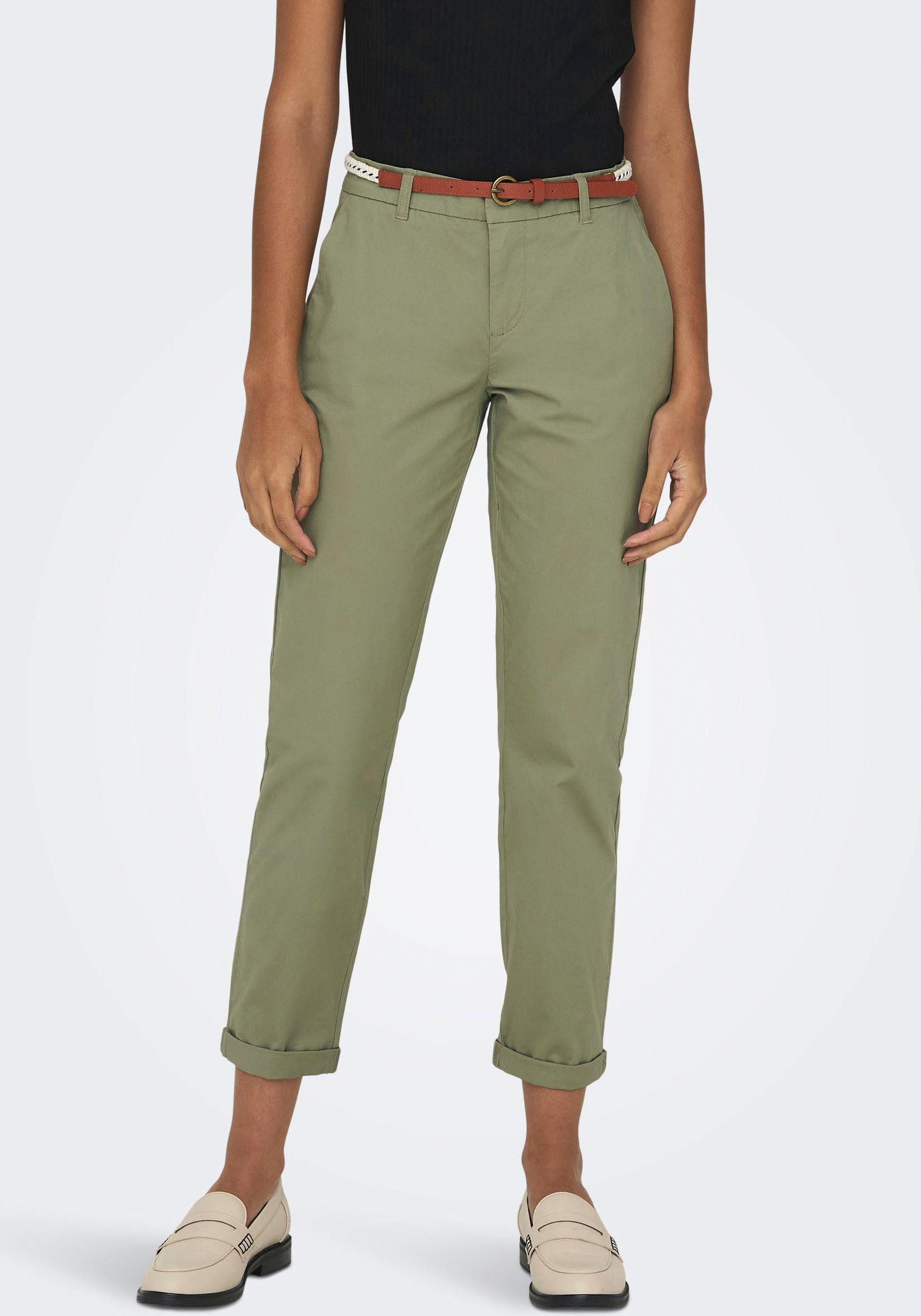 ONLY Chinohose »ONLBIANA COTTON BELT CHINO CC PNT« von Only