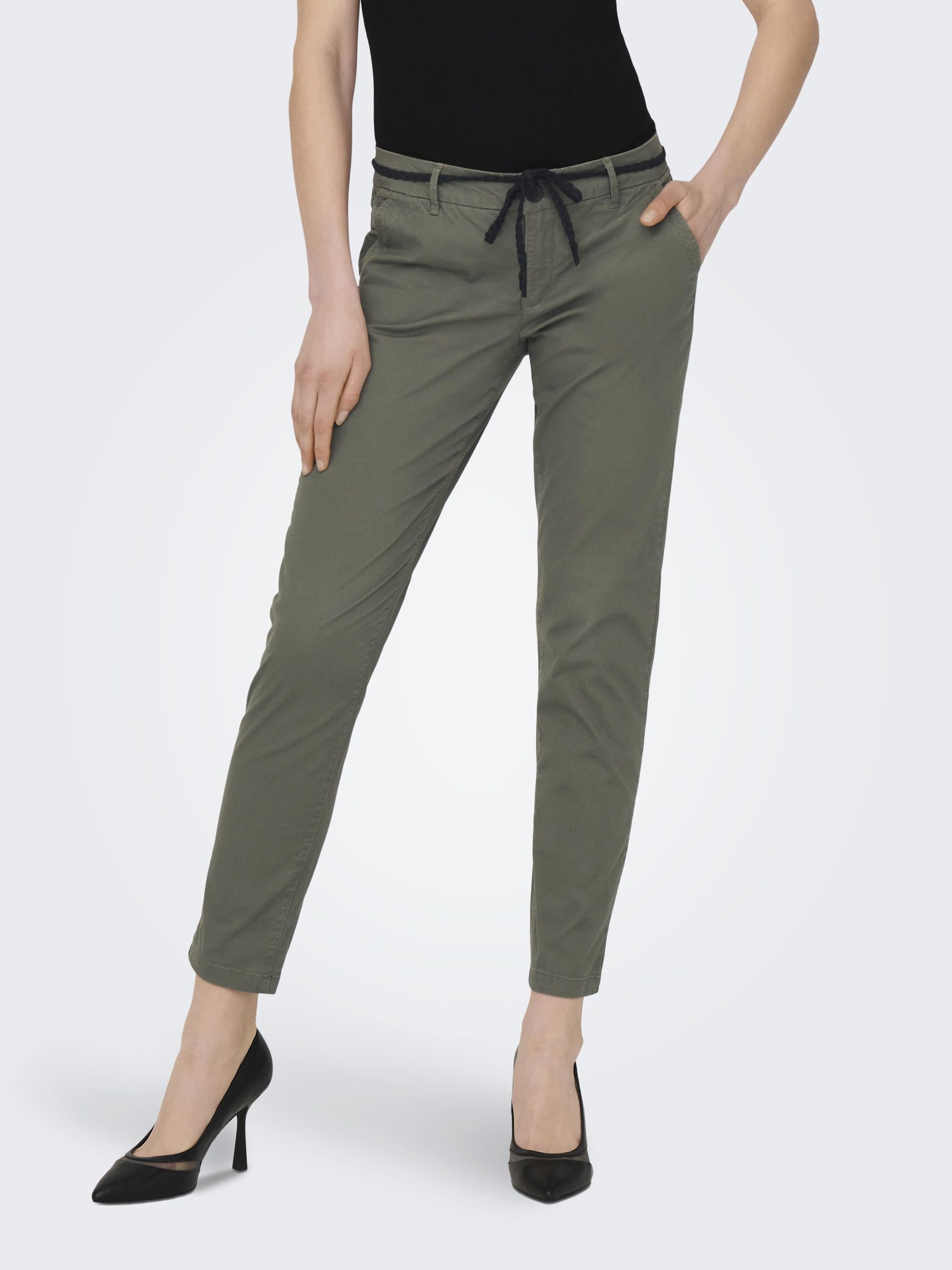 ONLY Chinohose »ONLEVELYN REG ANKLE CHINO PANT PNT NOOS« von Only