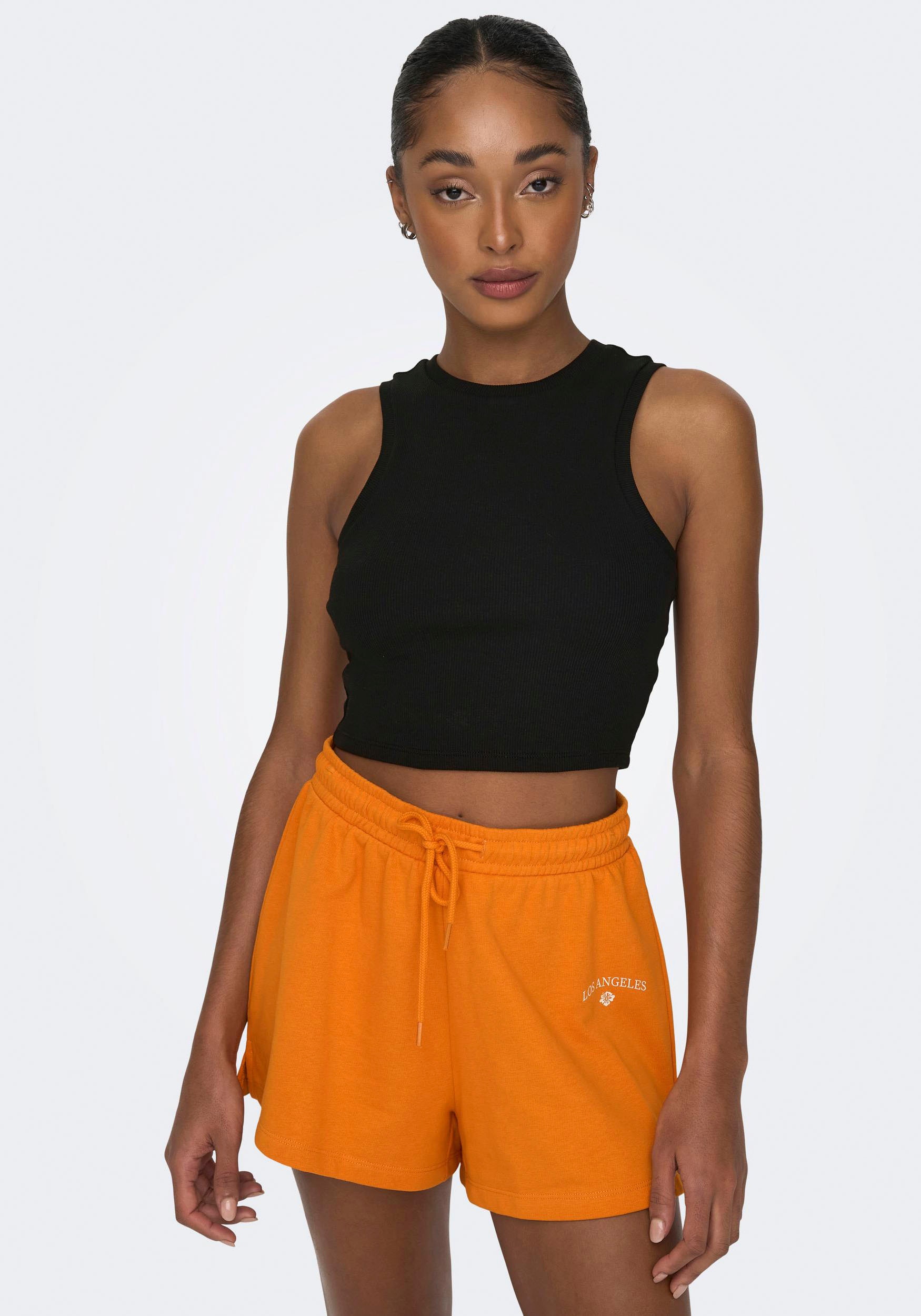 ONLY Crop-Top »ONLVILMA S/L CROPPED TANK TOP JRS NOOS« von Only