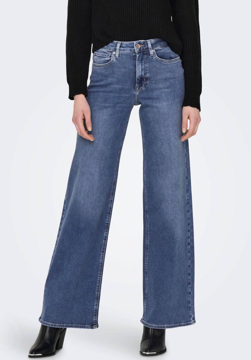 ONLY High-waist-Jeans »ONLMADISON BLUSH HW WIDE DNM CRO372 NOOS« von Only