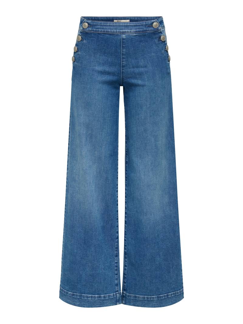 ONLY High-waist-Jeans »ONLMADISON HW BUTTON WIDE DNM GEN769NOOS« von Only