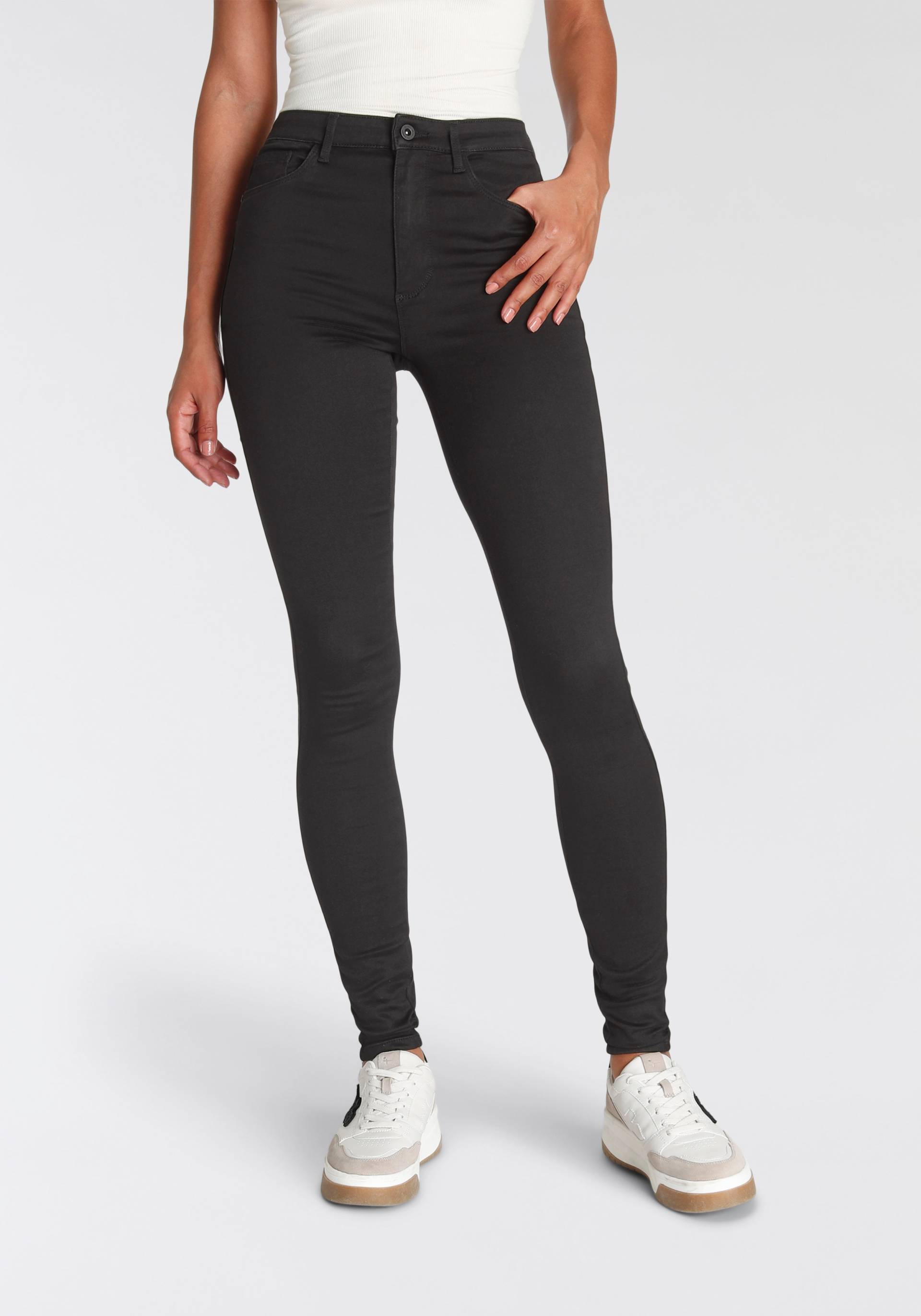 ONLY High-waist-Jeans »ONLROYA HW SKINNY BJ13964«, im 5-Pocket-Design ONLY High-waist-Jeans »ONLROYA HW SKINNY BJ13964«, im 5-Pocket-Design von Only