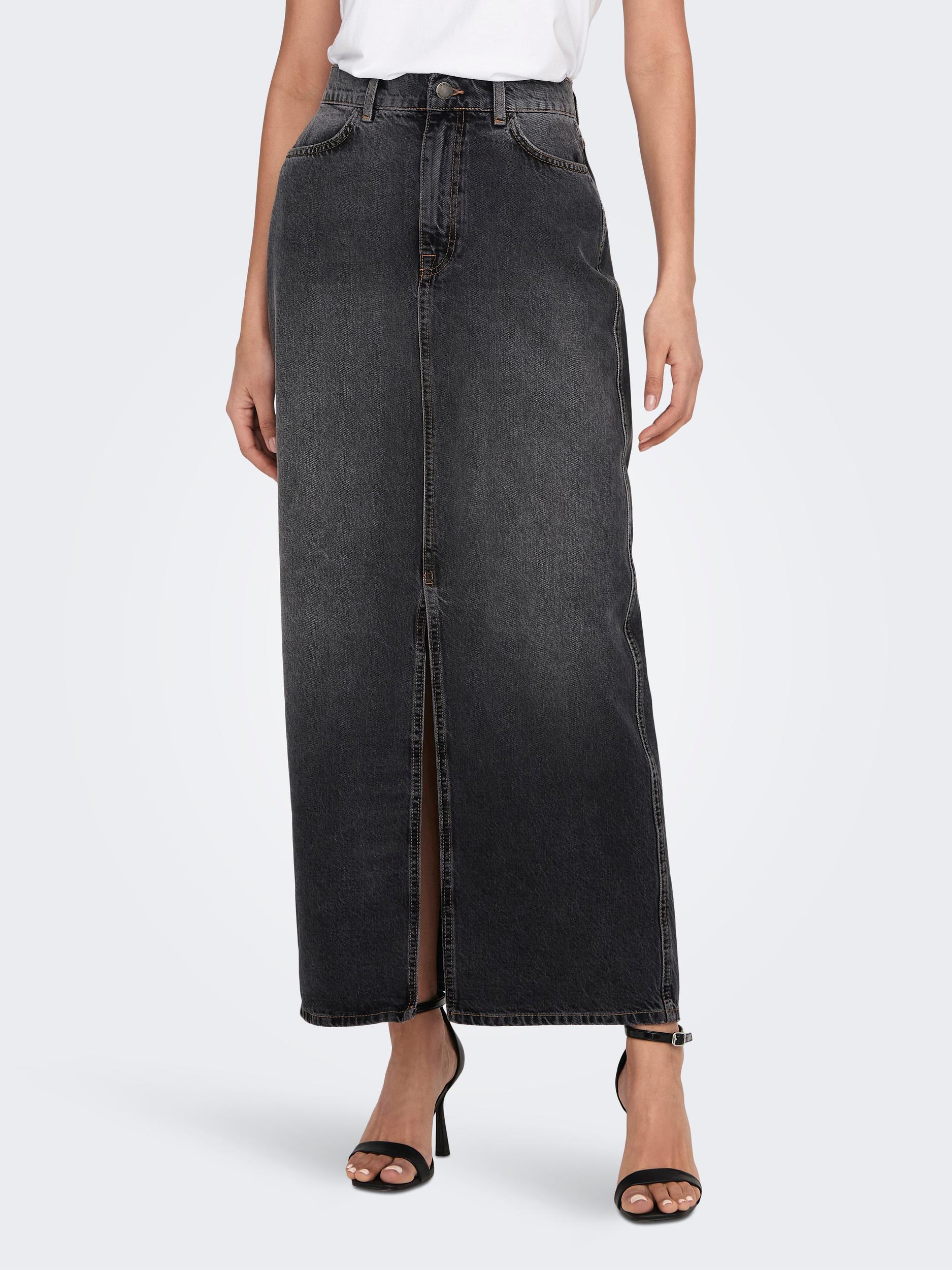 ONLY Jeansrock »ONLCILLA LONG SLIT SKIRT DNM NOOS« von Only