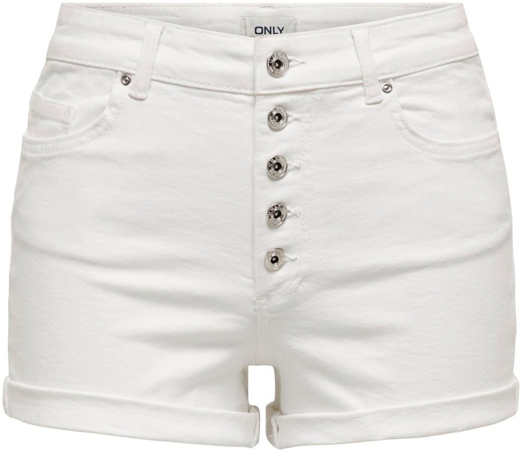 ONLY Jeansshorts »ONLHUSH HW BUTTON SHORTS DNM PIM« von Only