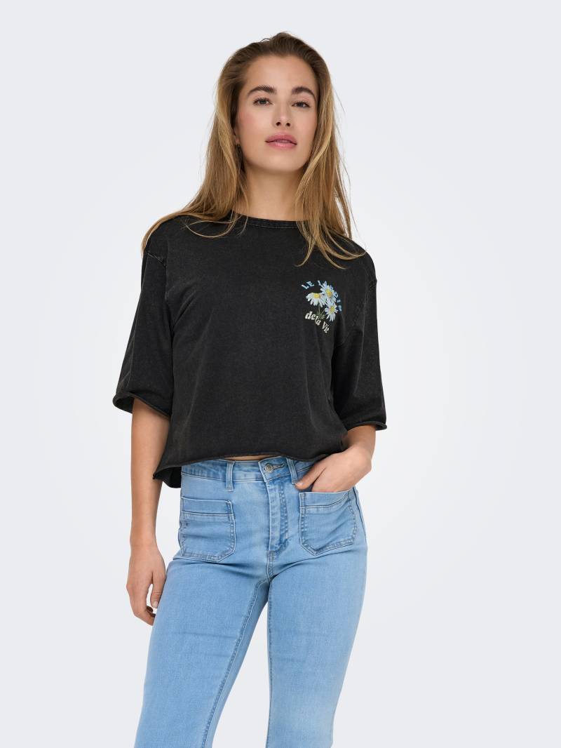 ONLY Kurzarmshirt »ONLLUCY LIFE S/S FLOWERS TOP BOX JRS« von Only