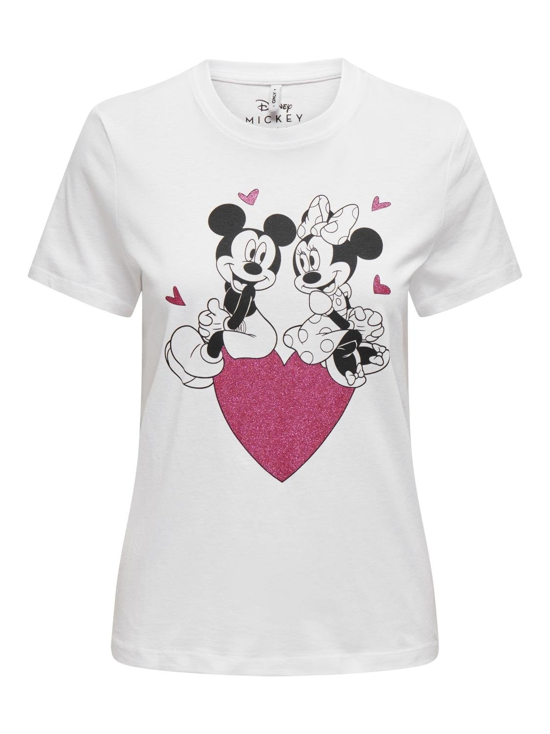 ONLY Kurzarmshirt »ONLMICKEY LIFE REG S/S VALENTINE TOP JRS« von Only