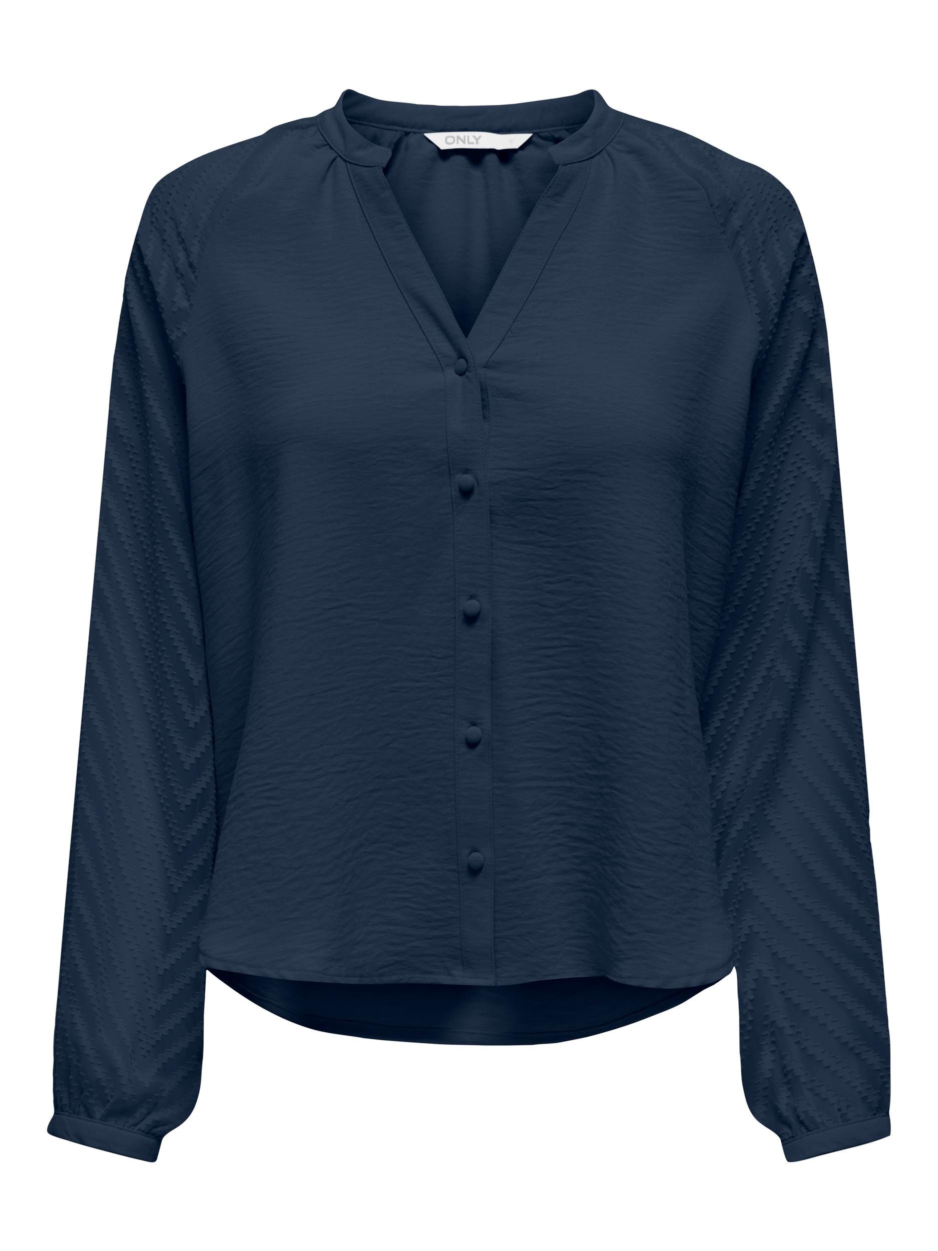 ONLY Langarmbluse »ONLLISA L/S BUTTON TOP WVN« von Only