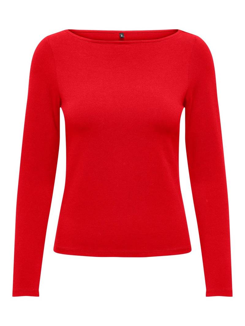 ONLY Langarmshirt »ONLLIVE LOVE LIFE LS BOATNECK JRS NOOS« von Only