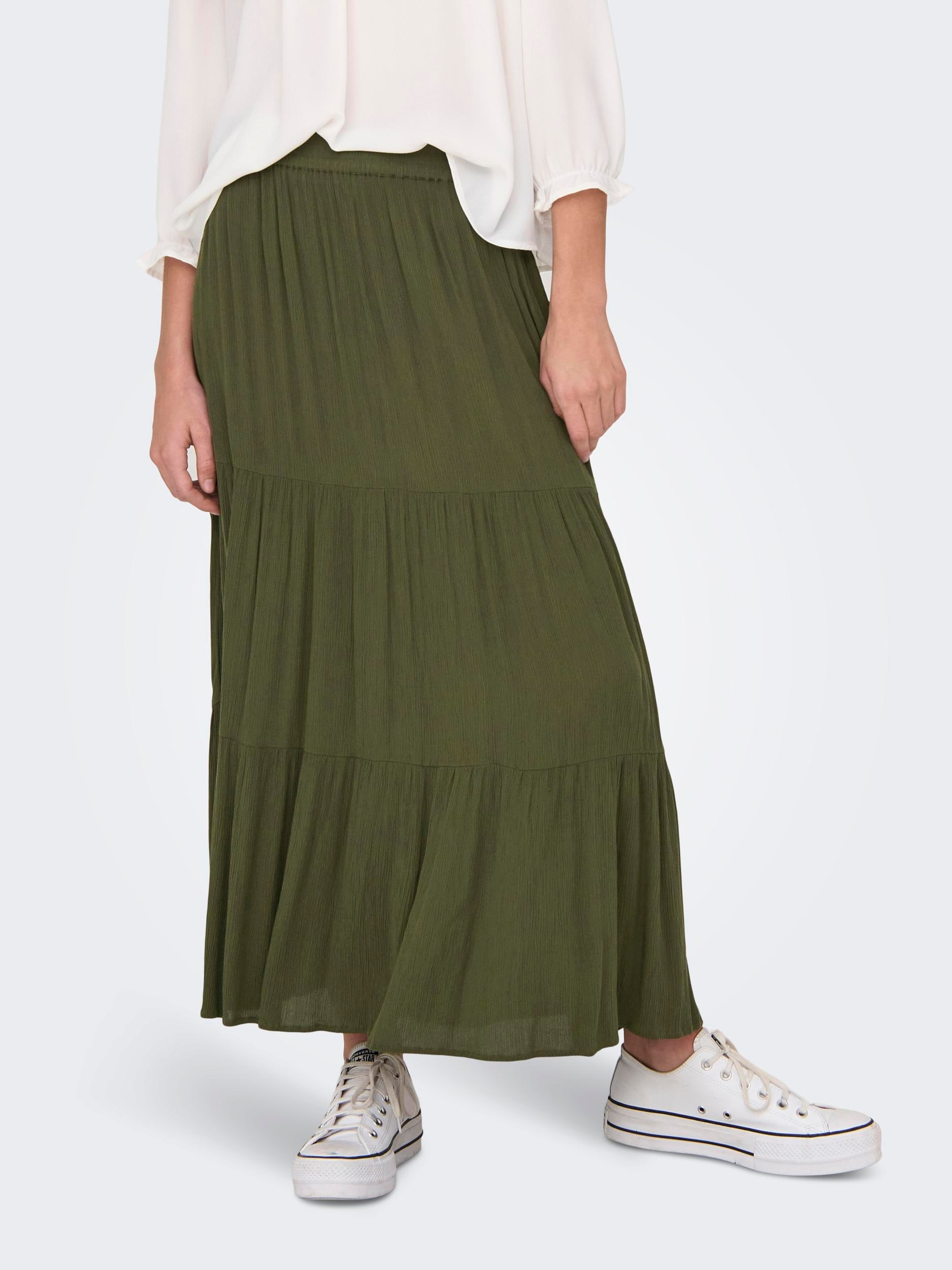 ONLY Maxirock »ONLMIKKA LIFE LONG SKIRT WVN NOOS« von Only