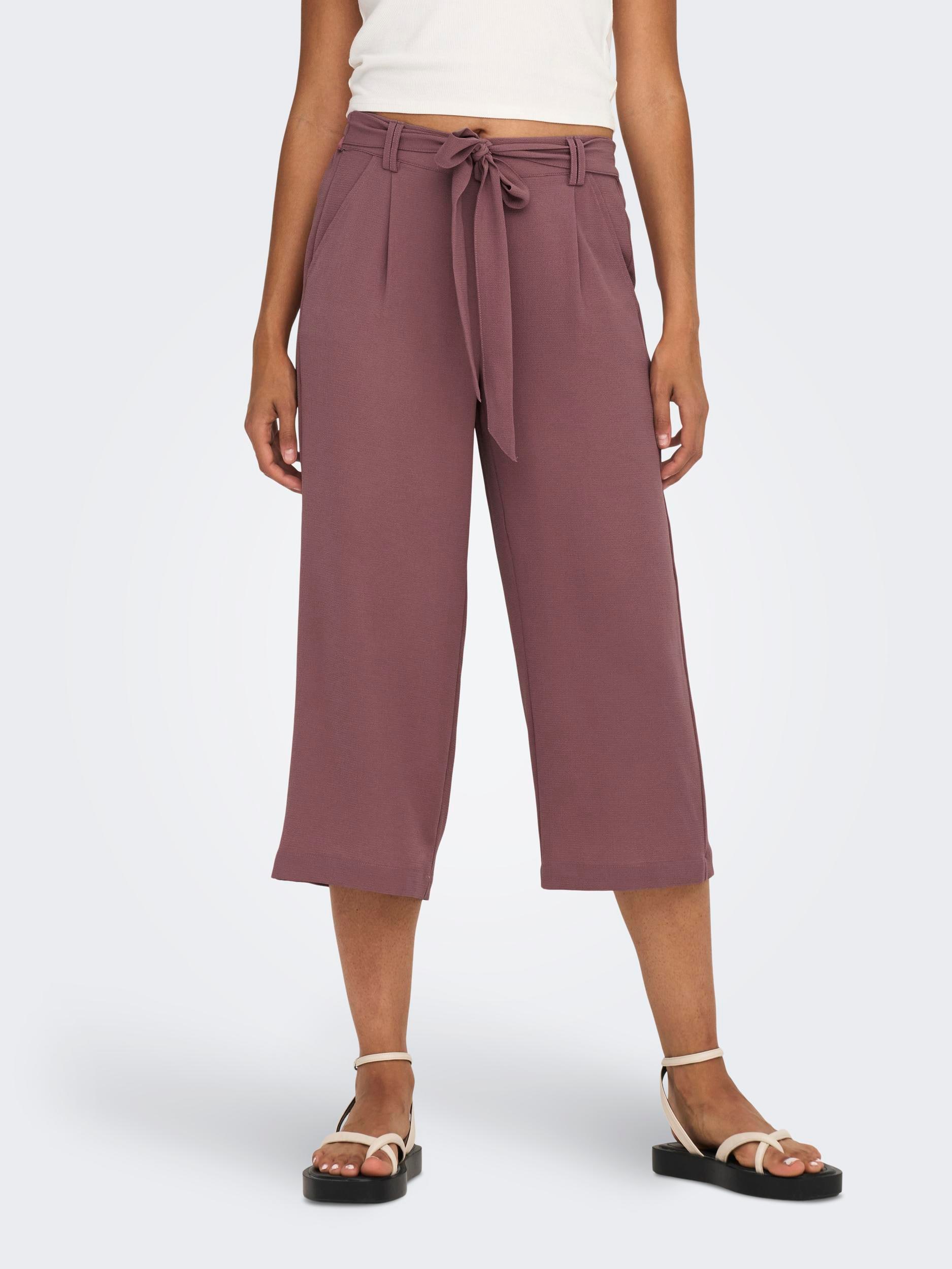 ONLY Palazzohose »ONLWINNER PALAZZO CULOTTE PANT NOOS PTM«, in uni oder gestreiftem Design von Only