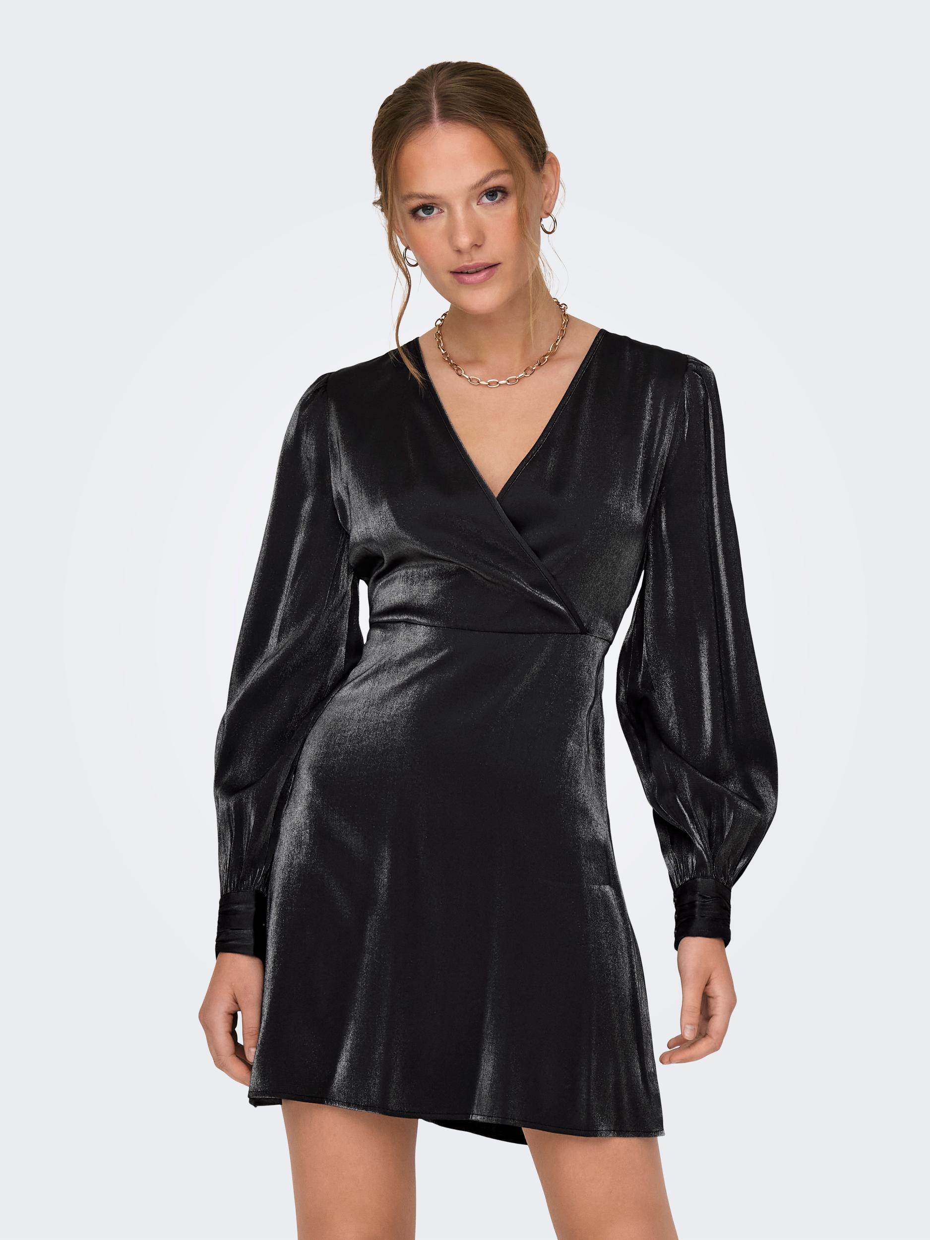ONLY Partykleid »ONLERICA L/S WRAP DRESS PTM« von Only