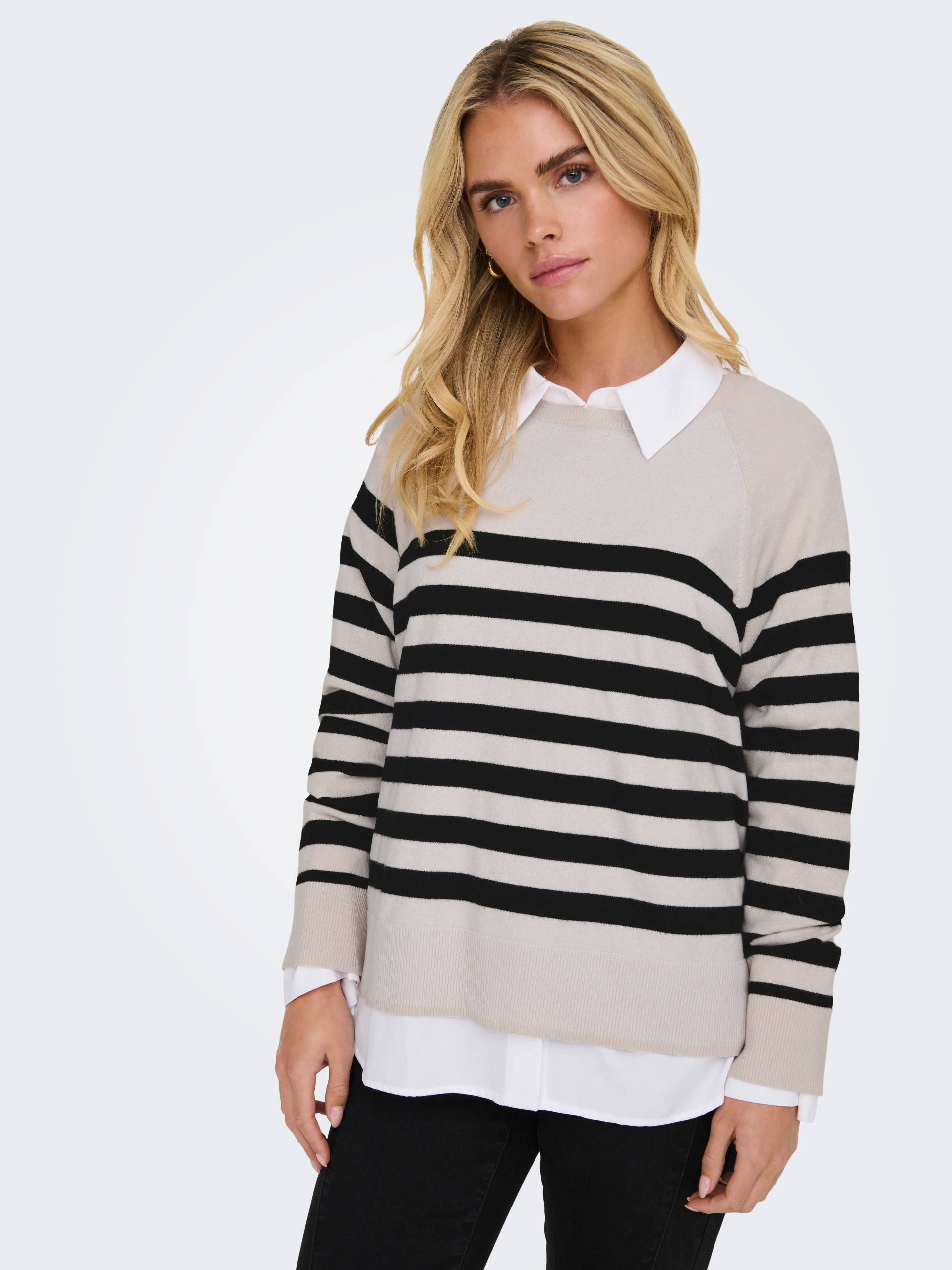 ONLY Rundhalspullover »ONLAMA LIFE LS RAGLAN O-NECK CC KNT« ONLY Rundhalspullover »ONLAMA LIFE LS RAGLAN O-NECK CC KNT« von Only