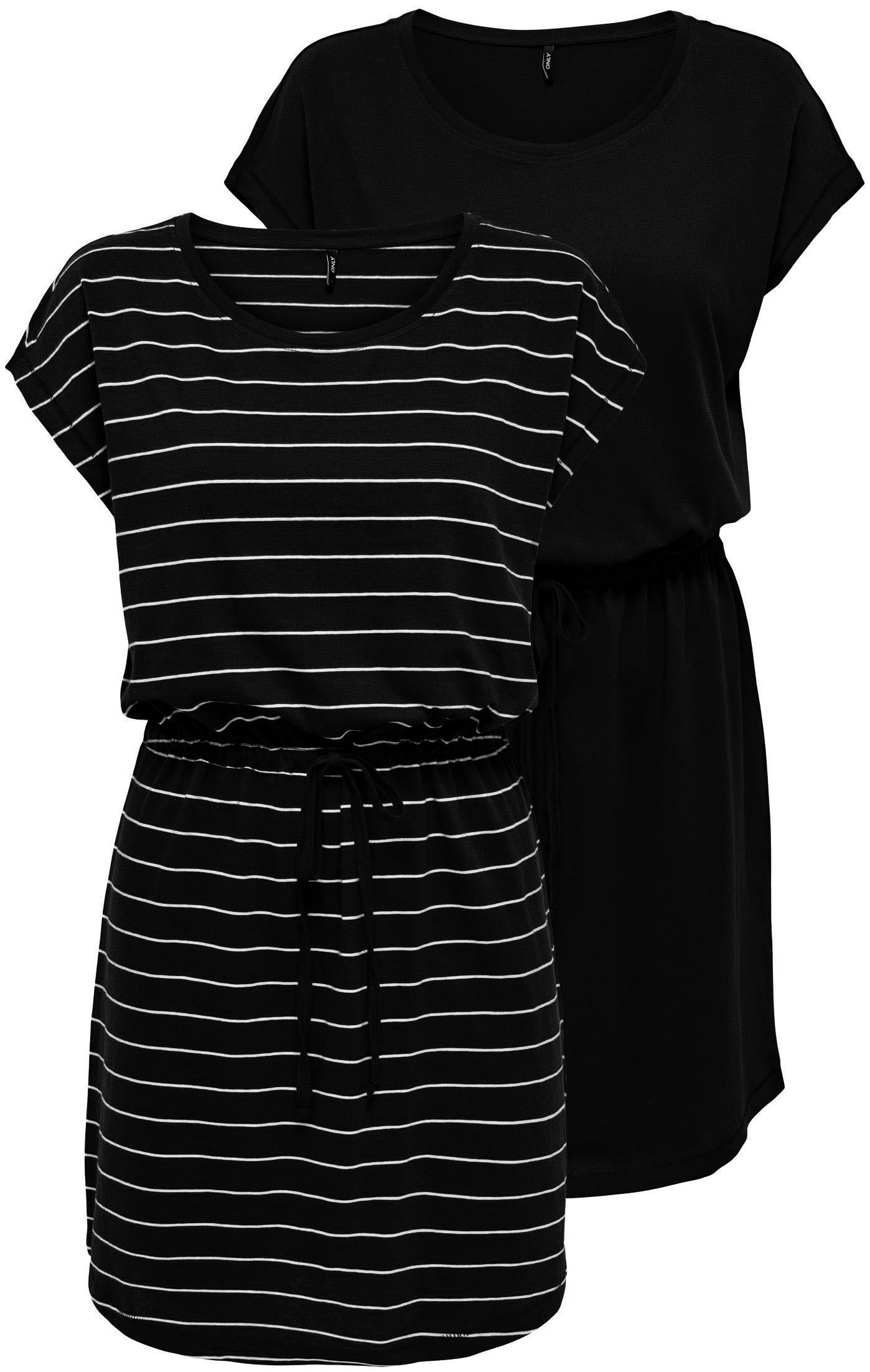 ONLY Shirtkleid »ONLMAY LIFE S/S DRESS 2 PACK CS JRS«, (2er-Pack) von Only