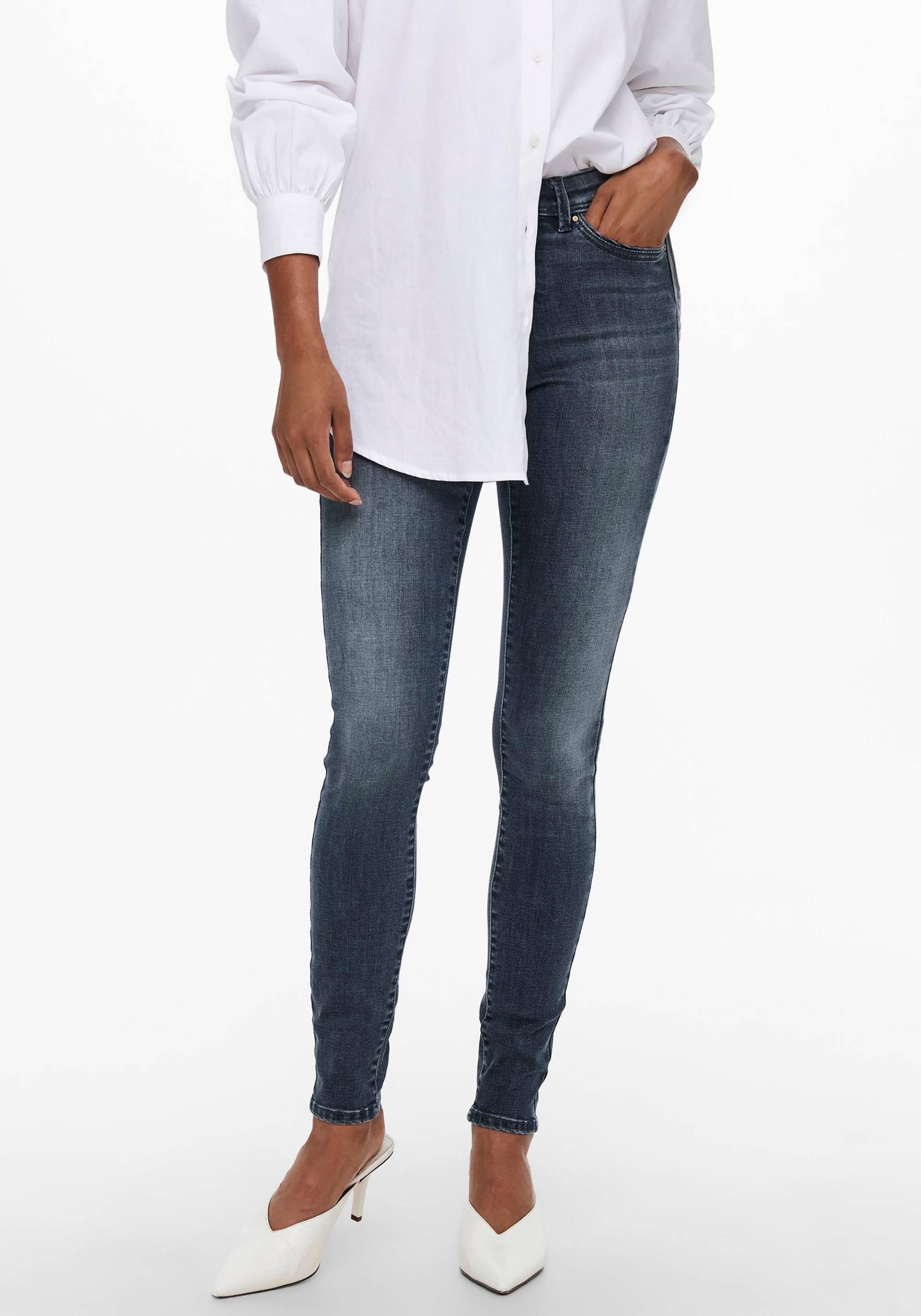 ONLY Skinny-fit-Jeans »ONLWAUW LIFE MID SK DNM« ONLY Skinny-fit-Jeans »ONLWAUW LIFE MID SK DNM« von Only