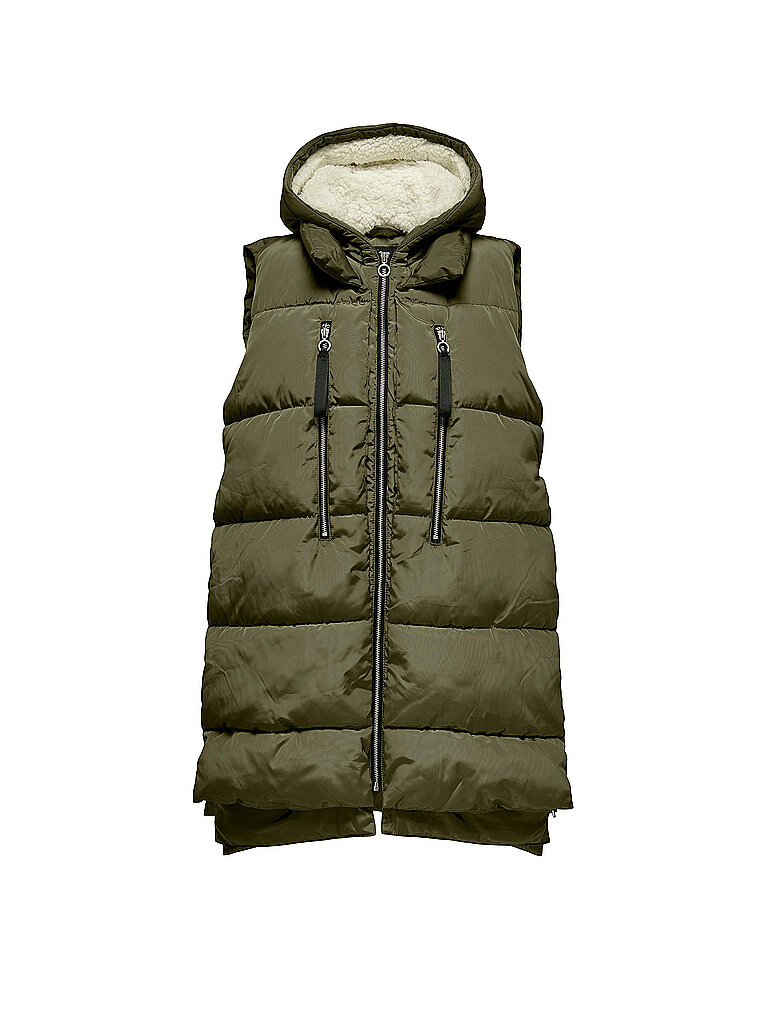 ONLY Steppgilet ONLNEWNORA olive | XS von Only