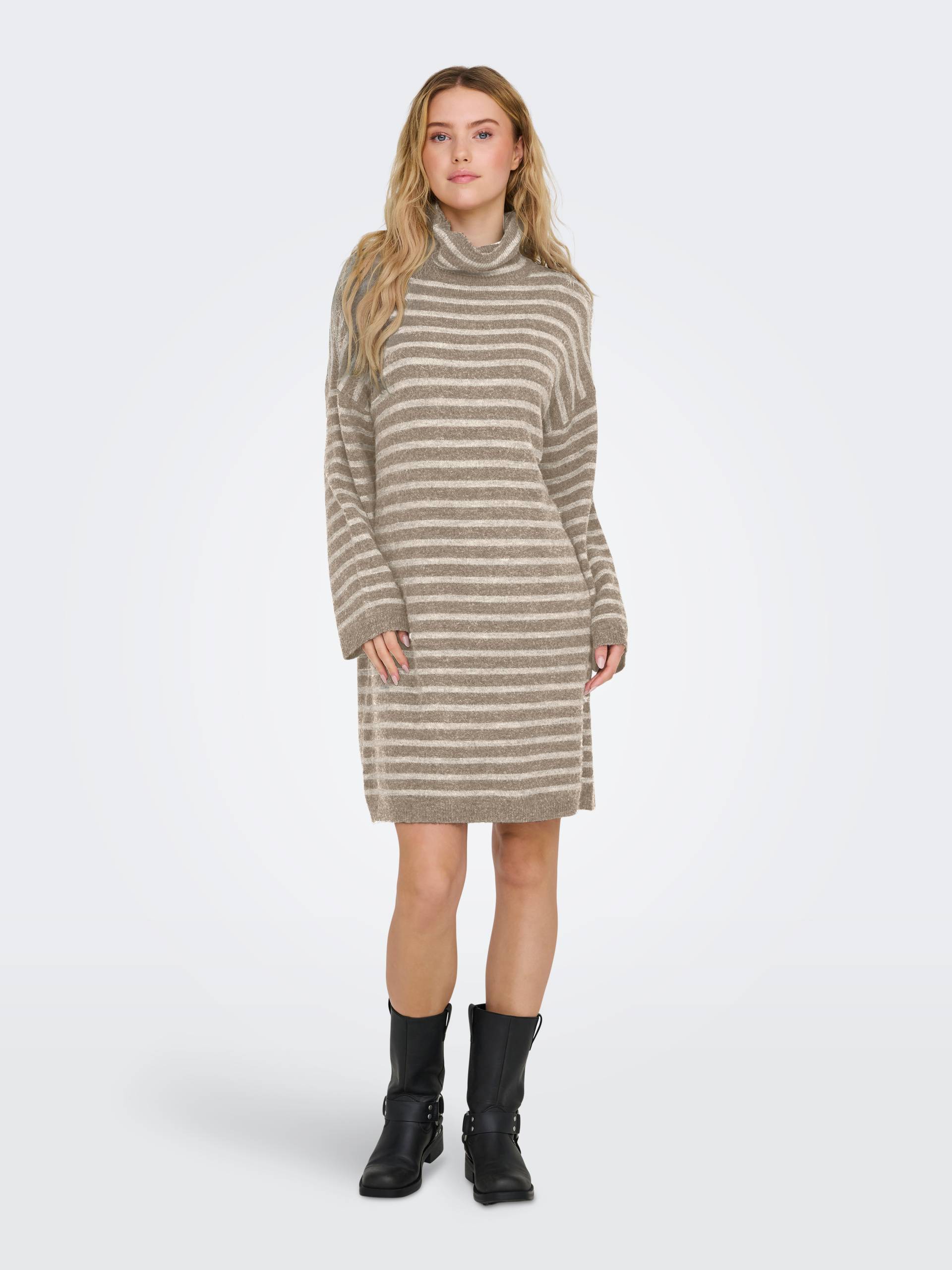 ONLY Strickkleid »ONLTALIO LS STRIPE ROLLNECK DRESS BF KNT« ONLY Strickkleid »ONLTALIO LS STRIPE ROLLNECK DRESS BF KNT« von Only
