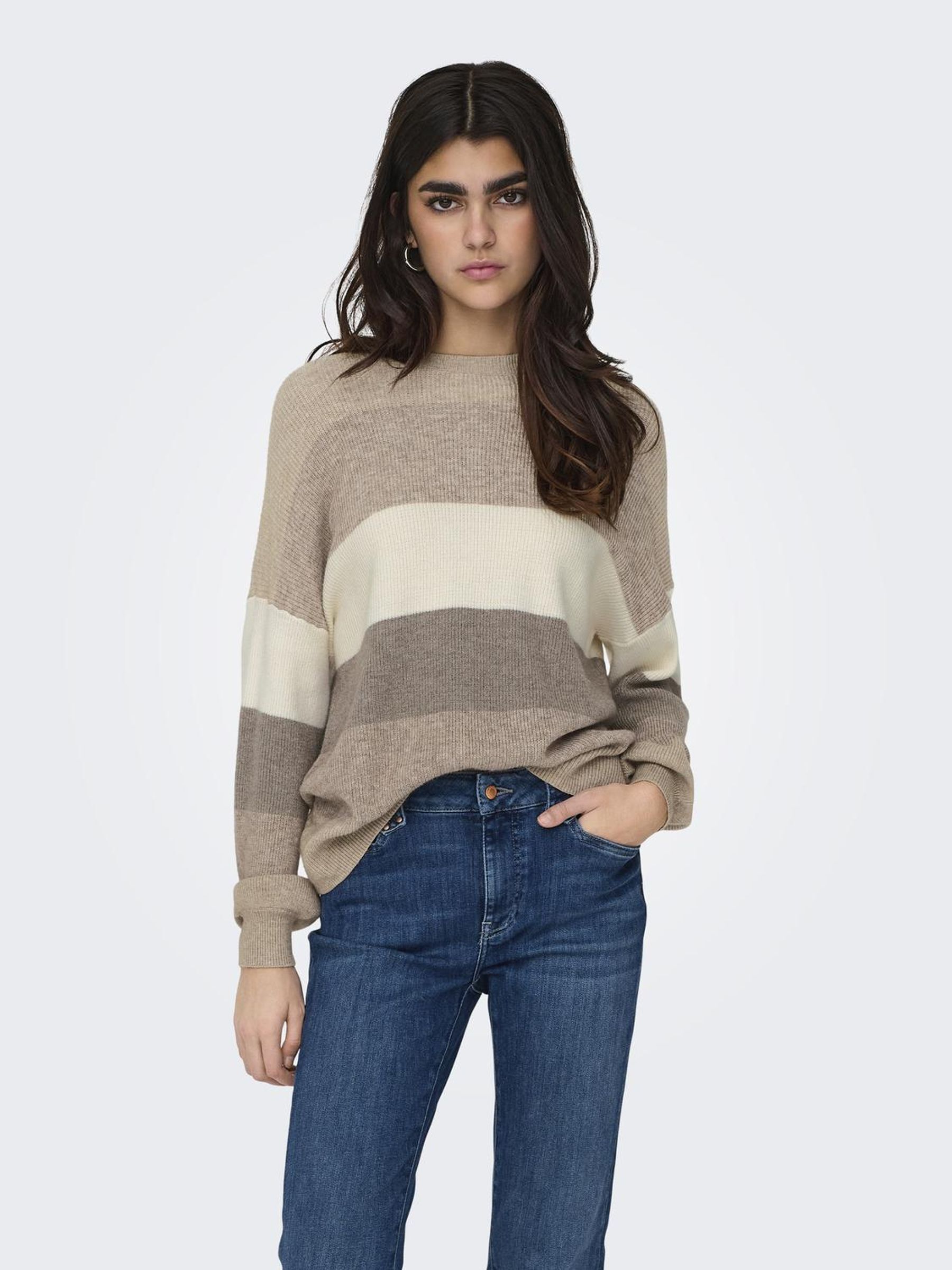 ONLY Strickpullover »ONLATIA L/S STRIPE PULLOVER KNT NOOS« ONLY Strickpullover »ONLATIA L/S STRIPE PULLOVER KNT NOOS« von Only