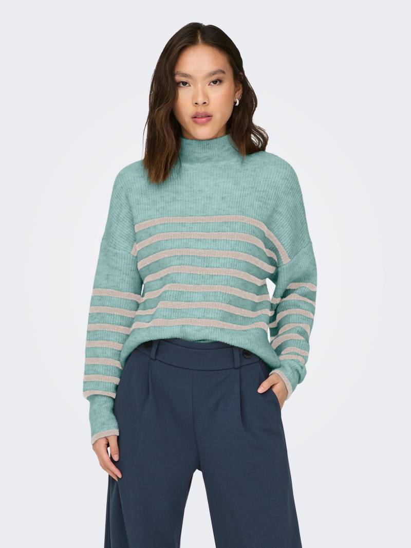 ONLY Strickpullover »ONLFRIDI LIFE LS STRIPE HIGH NECK KNT« von Only