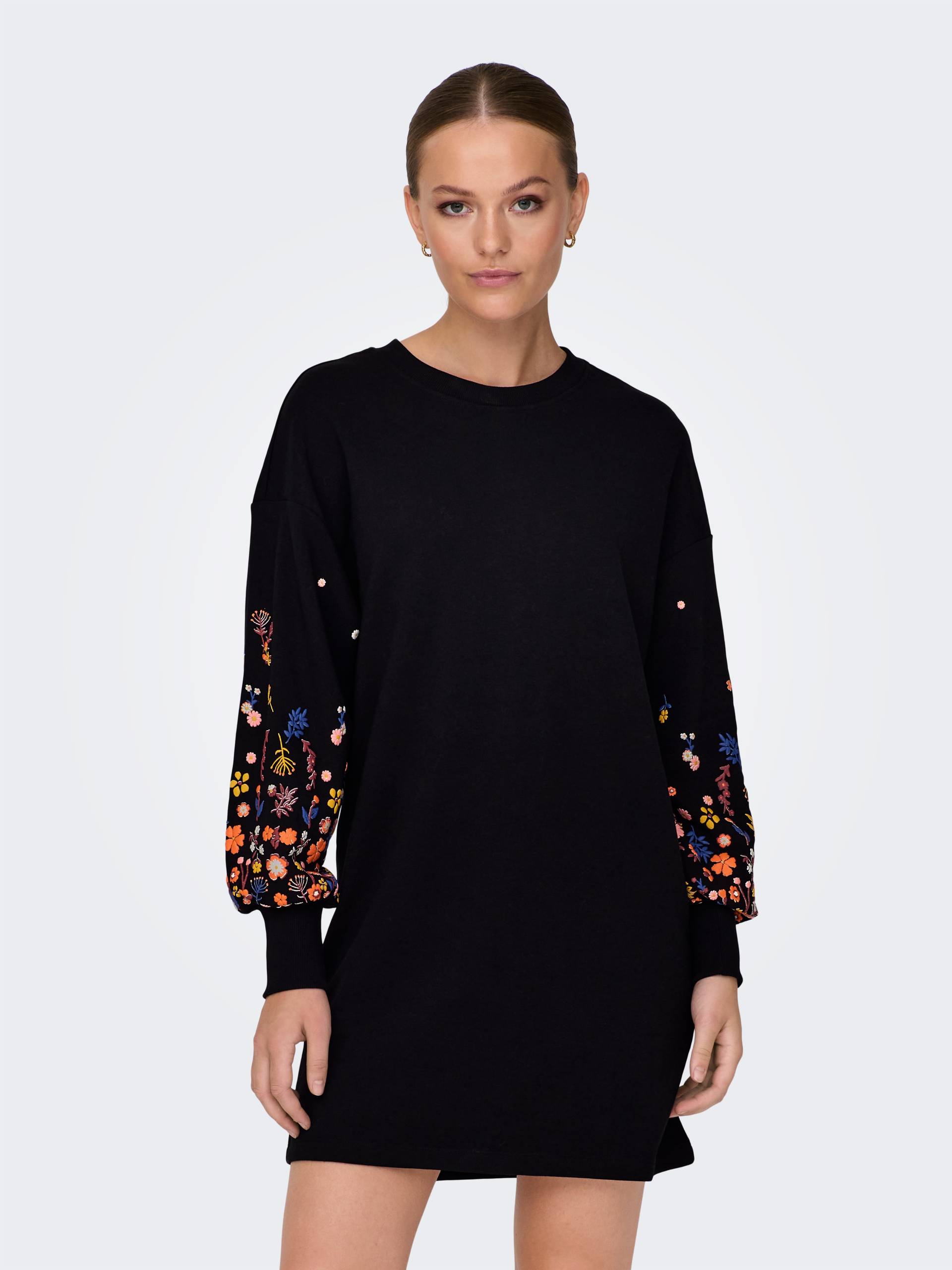 ONLY Sweatkleid »ONLBROOKE LS SHORT DRESS FLOWER SWT NOOS« ONLY Sweatkleid »ONLBROOKE LS SHORT DRESS FLOWER SWT NOOS« von Only