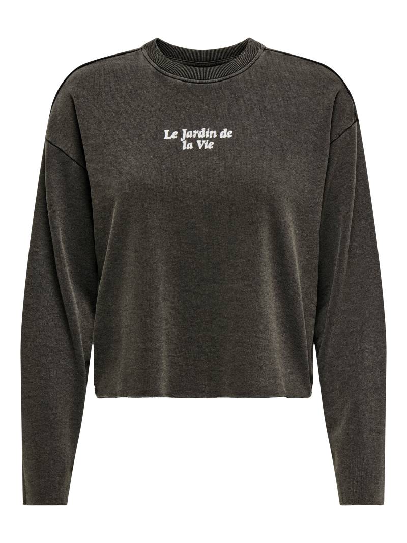 ONLY Sweatshirt »ONLLUCINDA L/S FLOWERS O-NECK UB SWT« von Only