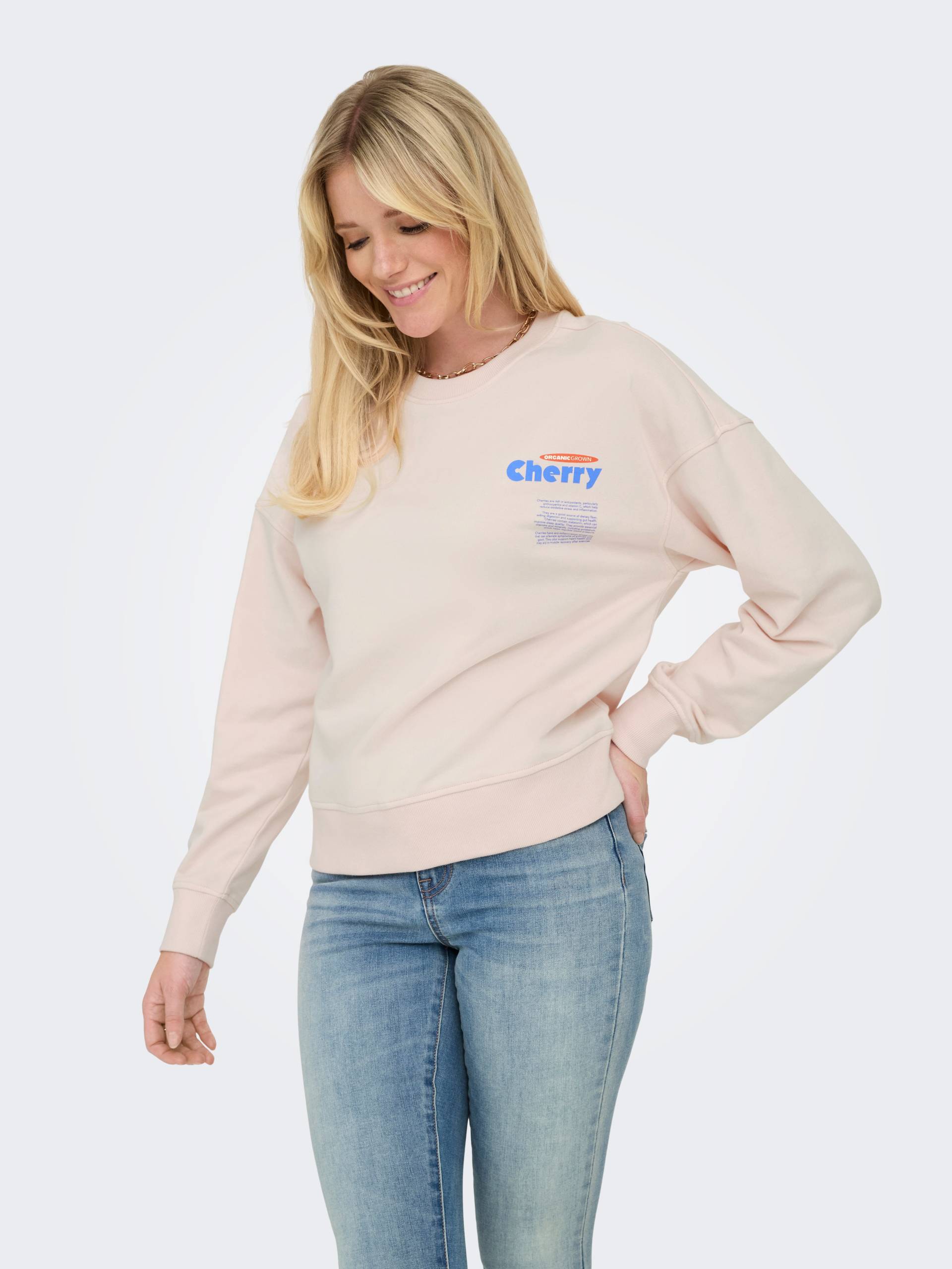 ONLY Sweatshirt »ONLPHILEA L/S FRUIT O-NECK UB SWT« ONLY Sweatshirt »ONLPHILEA L/S FRUIT O-NECK UB SWT« von Only