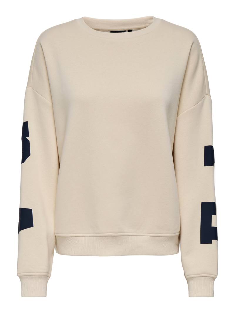 ONLY Sweatshirt »ONLSWEAT L/S BACK/SLEEVE PRINT SWT NOOS« von Only