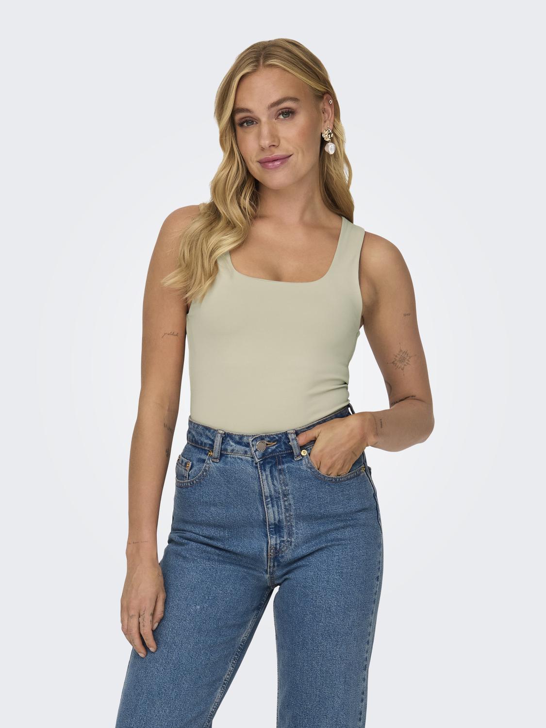 ONLY Tanktop »ONLEA S/L 2-WAYS FIT TOP JRS NOOS« von Only