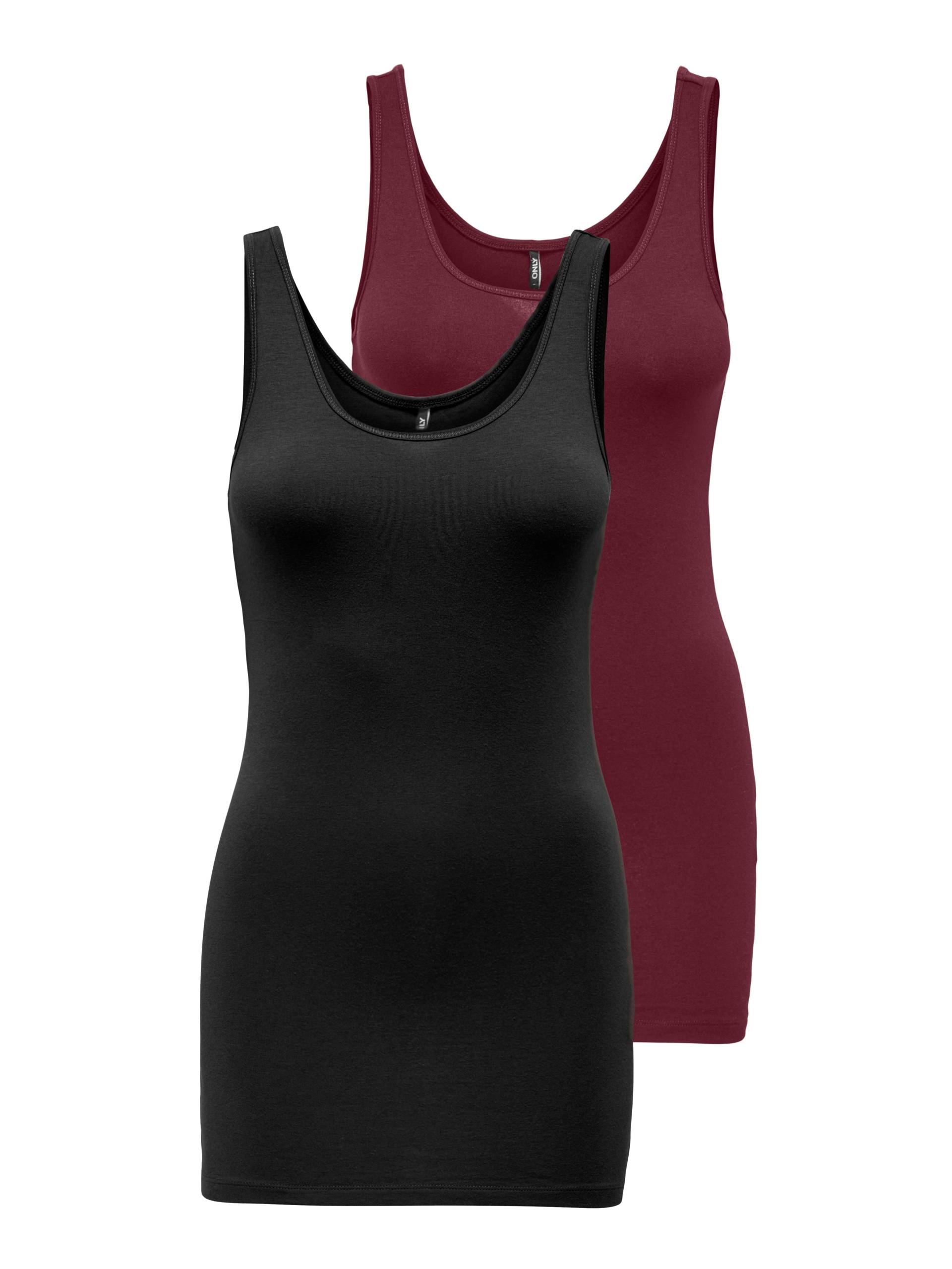 ONLY Tanktop »ONLLIVE LOVE NEW LONG TT 2PACK NOOS«, (Packung, 2er-Pack) von Only