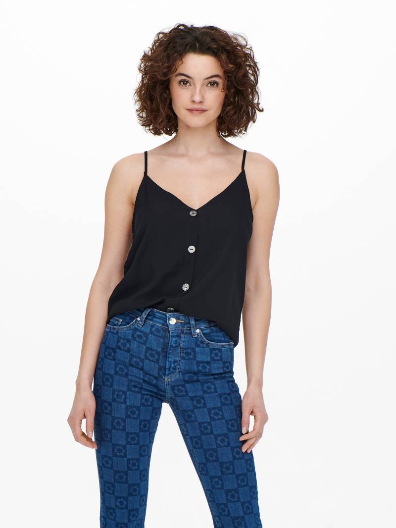 ONLY Trägertop »ONLNELLY LIFE BUTTON SINGLET SOLID NOOS« von Only