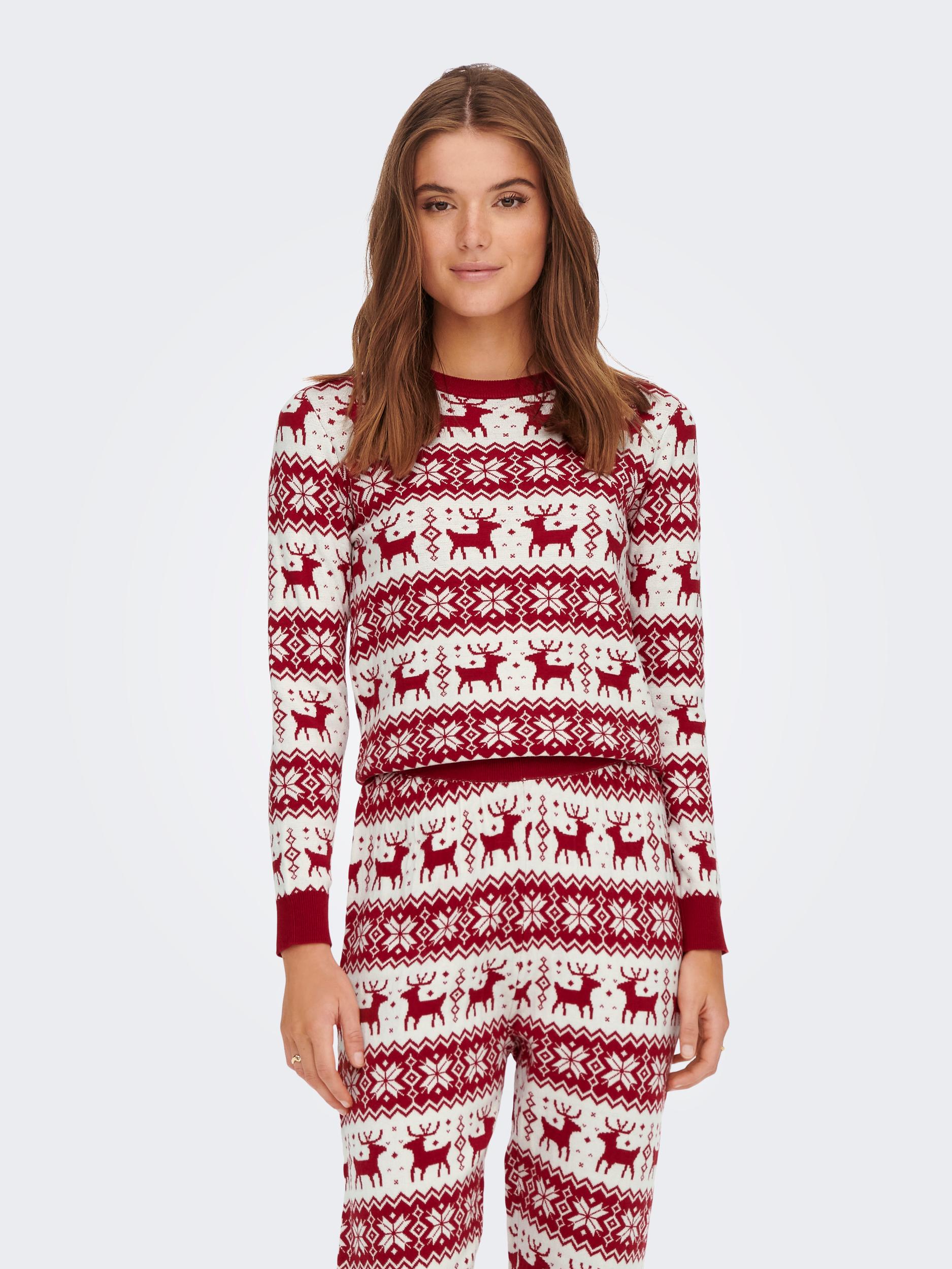 ONLY Weihnachtspullover »ONLXMAS COMFY SNOWFLAKE L/S PULLOVER KNT« von Only